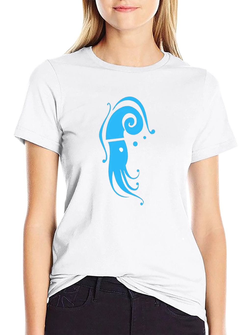 Squid Graphic T-Shirt - Cool Casual Tee