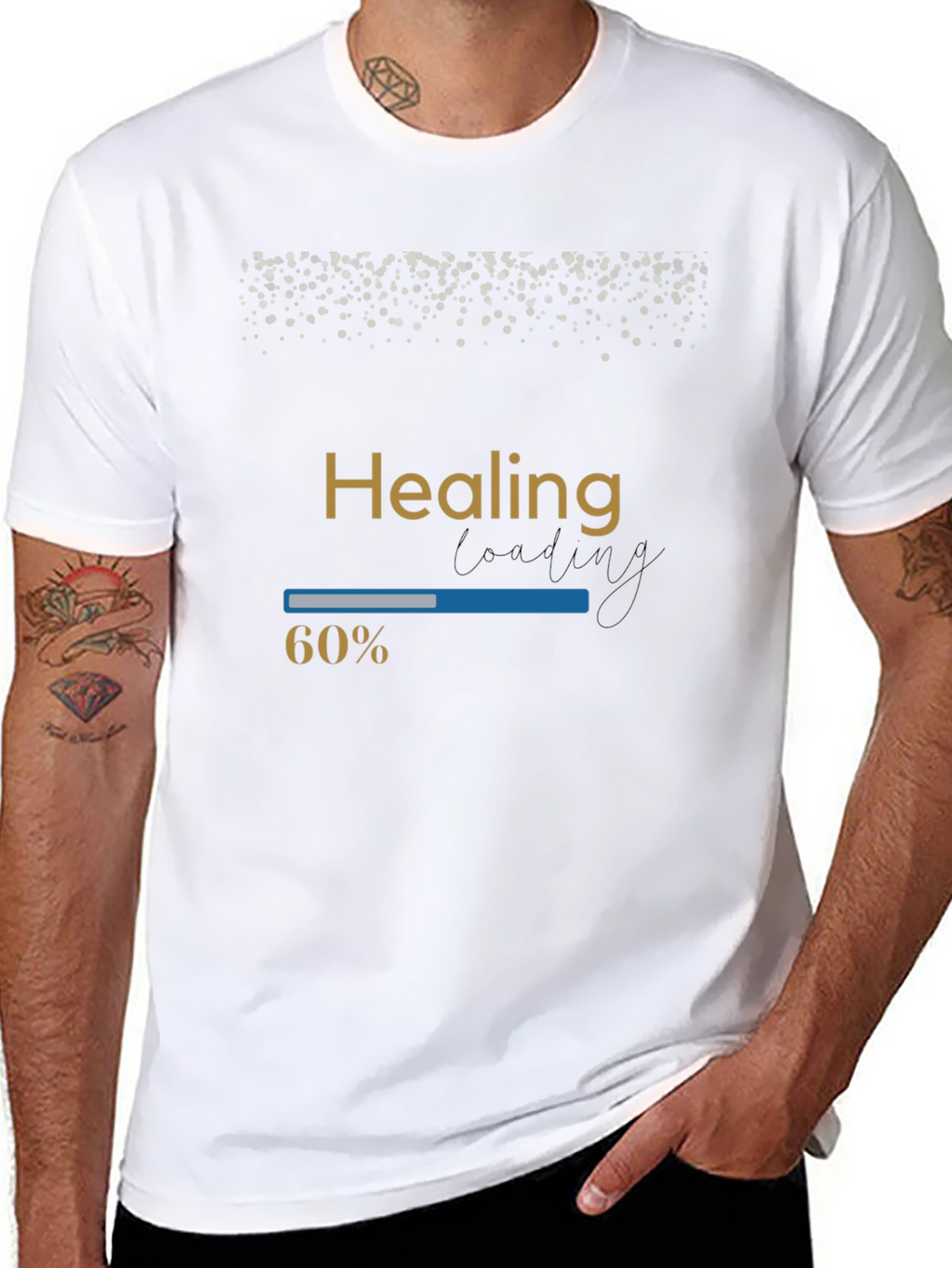 Healing Loading Funny Graphic Tee