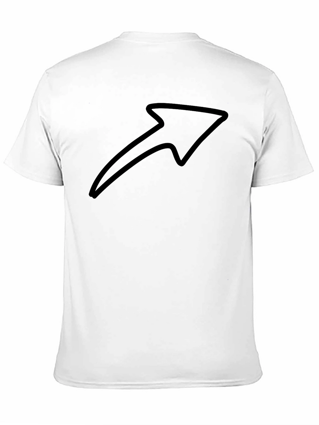 Arrow Graphic Black T-Shirt - Modern Design