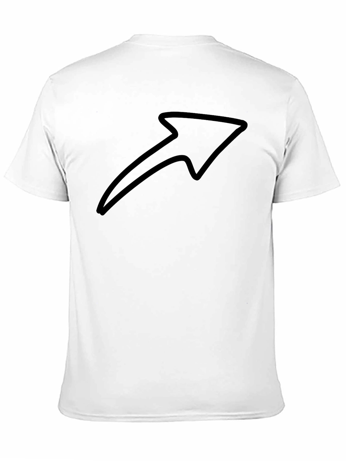 Arrow Graphic Black T-Shirt - Modern Design