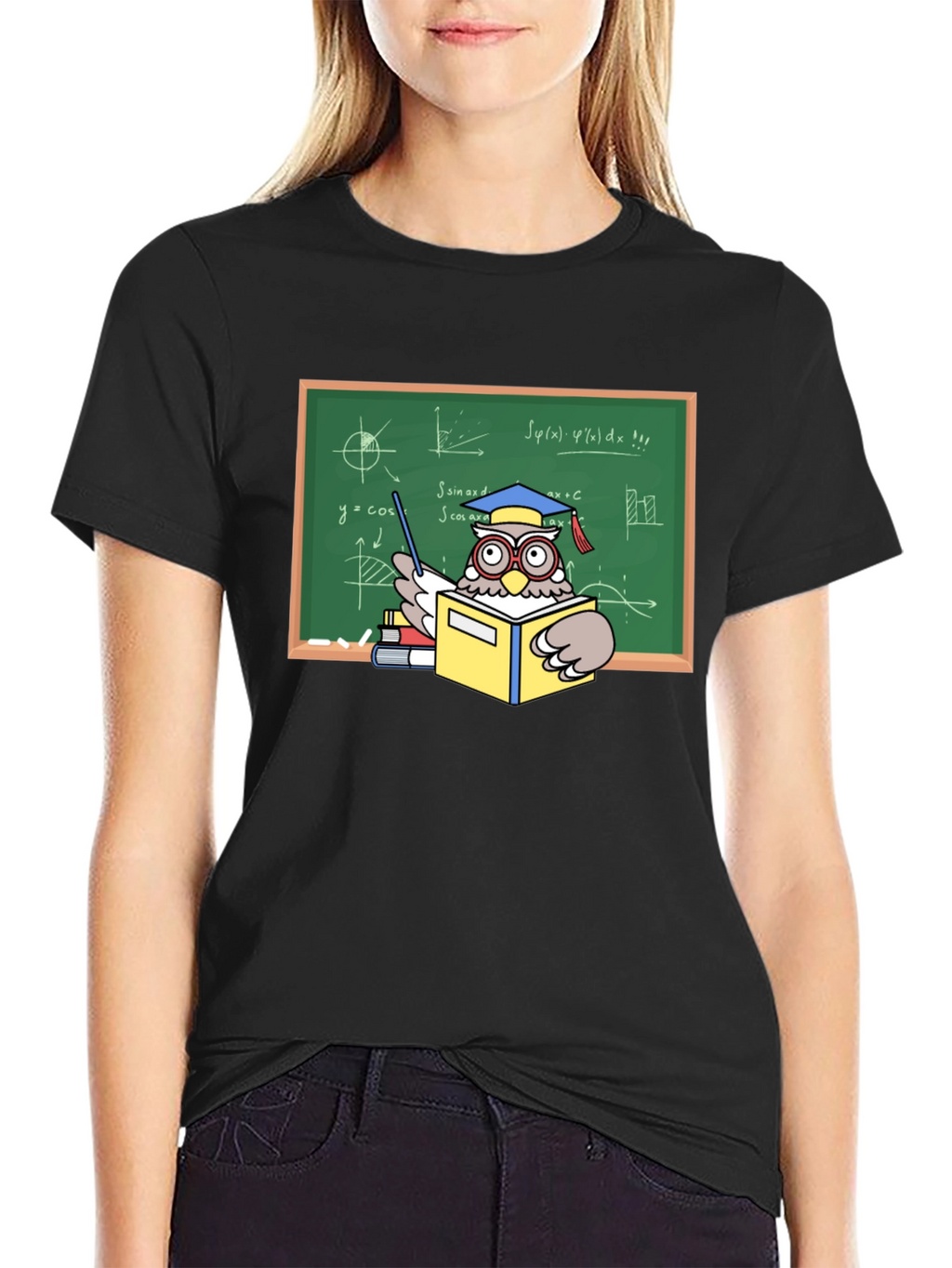 Professor Owl Graphic T-Shirt - Academic Humor