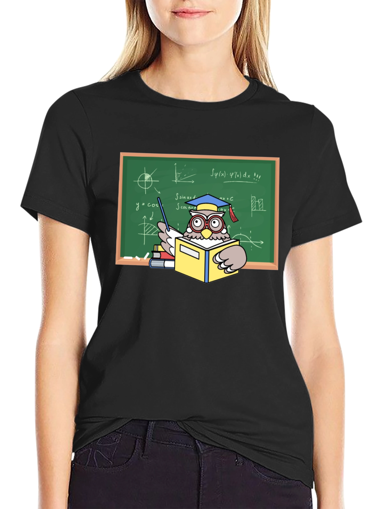 Professor Owl Graphic T-Shirt - Academic Humor