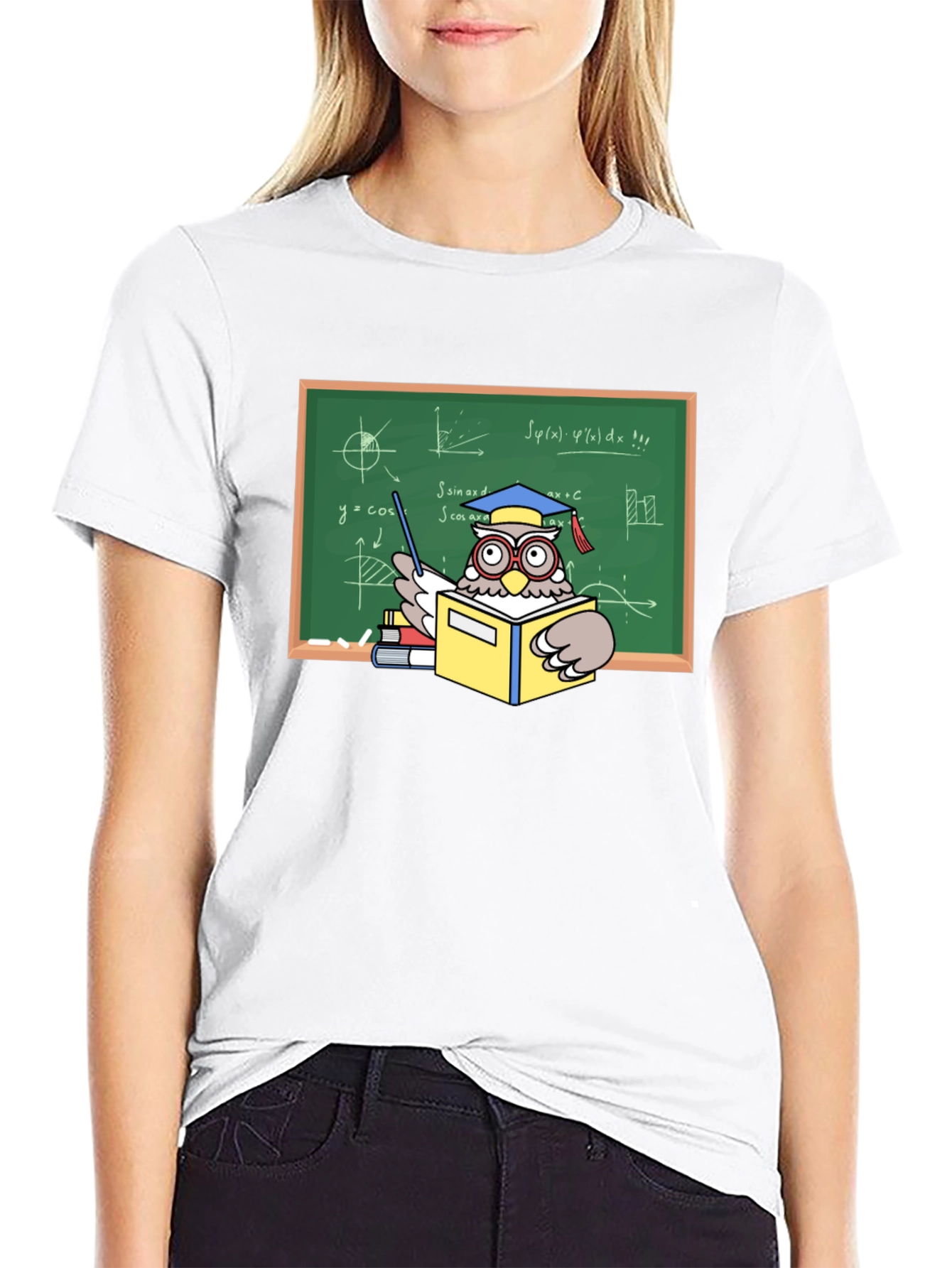 Professor Owl Graphic T-Shirt - Academic Humor