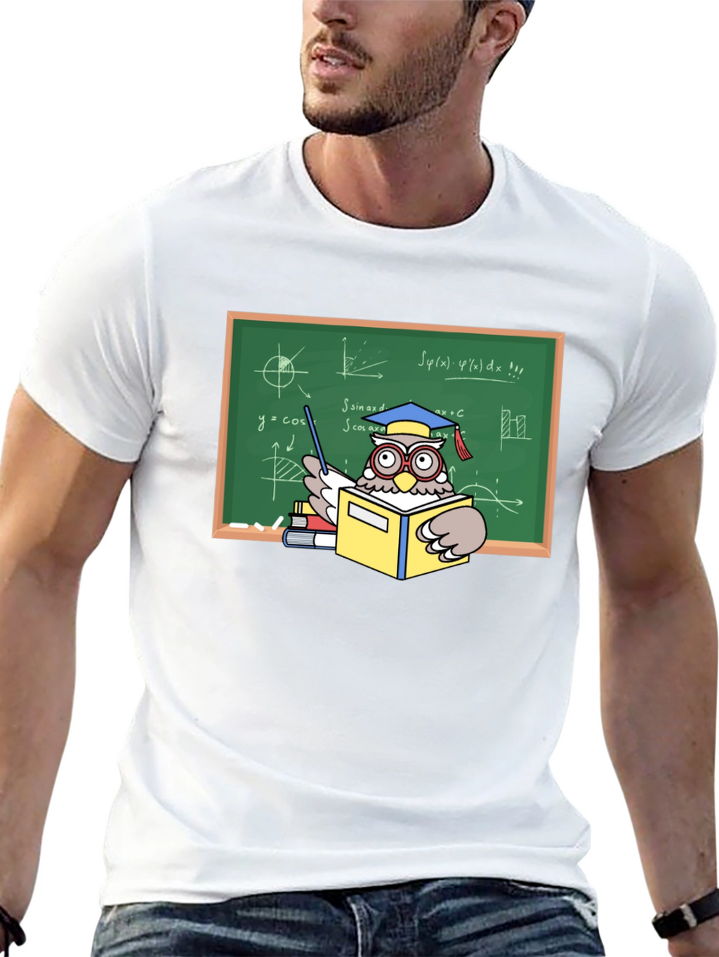 Professor Owl Graphic T-Shirt - Academic Humor