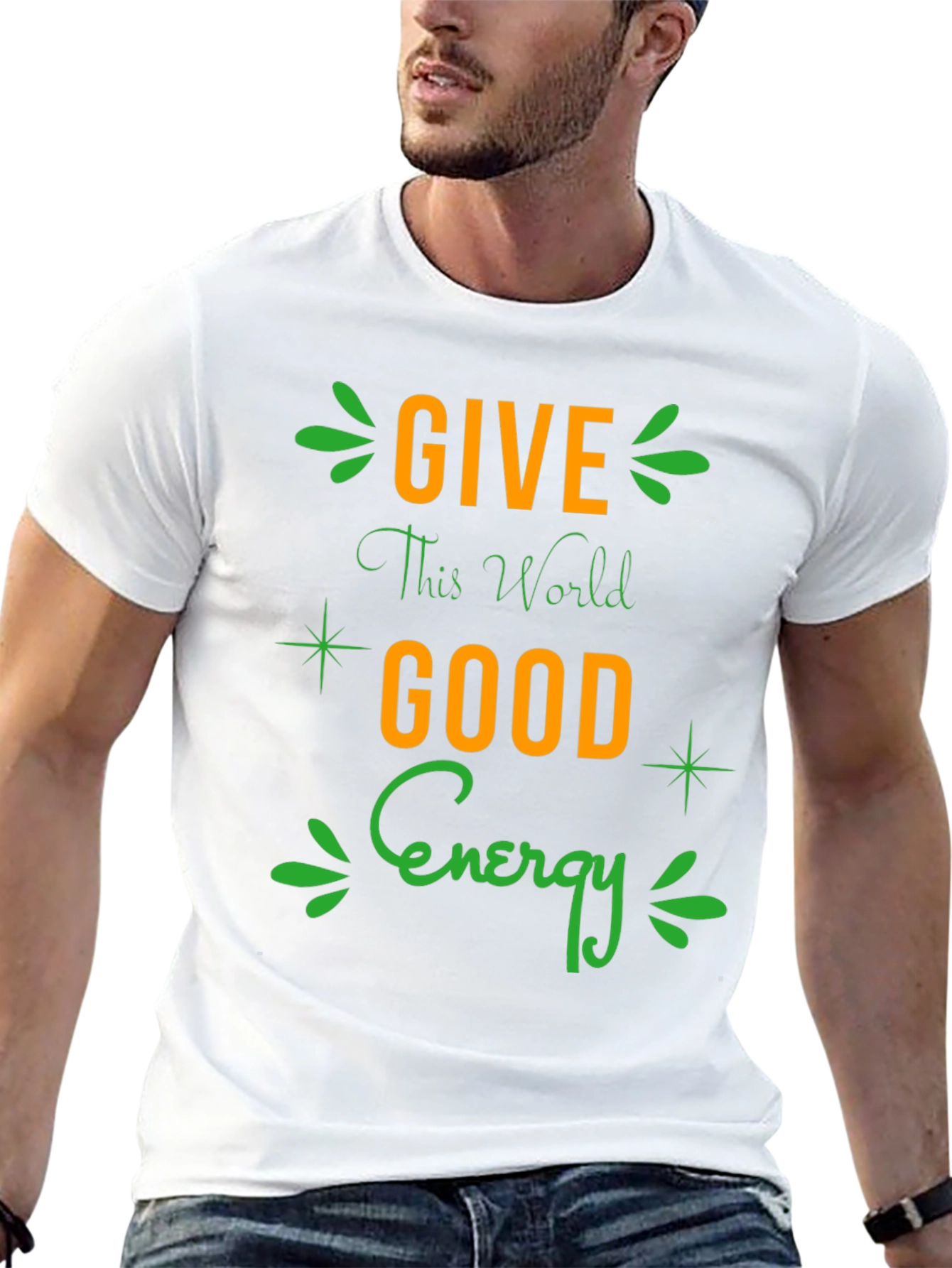 Give This World Good Energy Graphic Tee