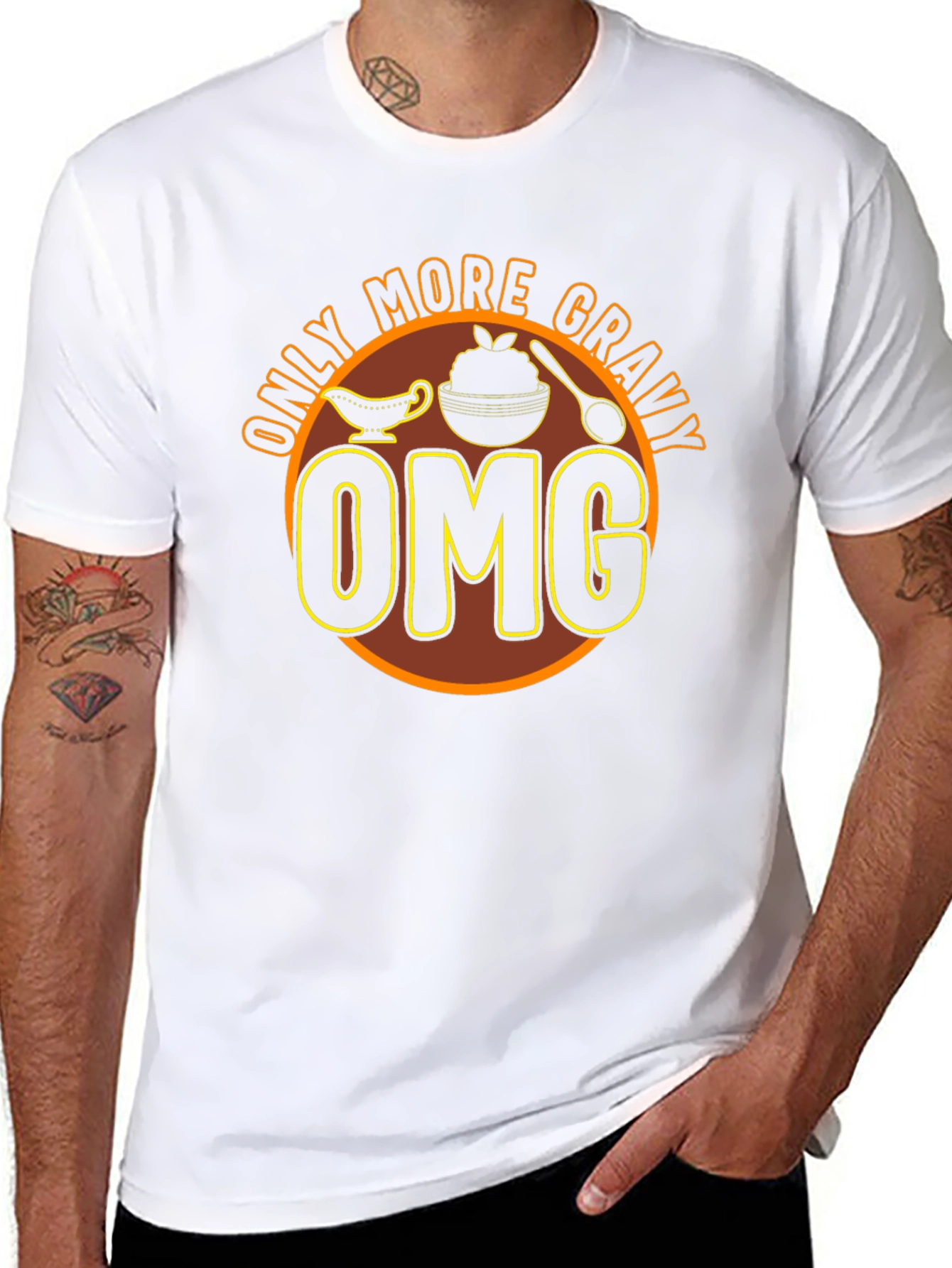 Only More Gravy OMG T-Shirt - Thanksgiving
