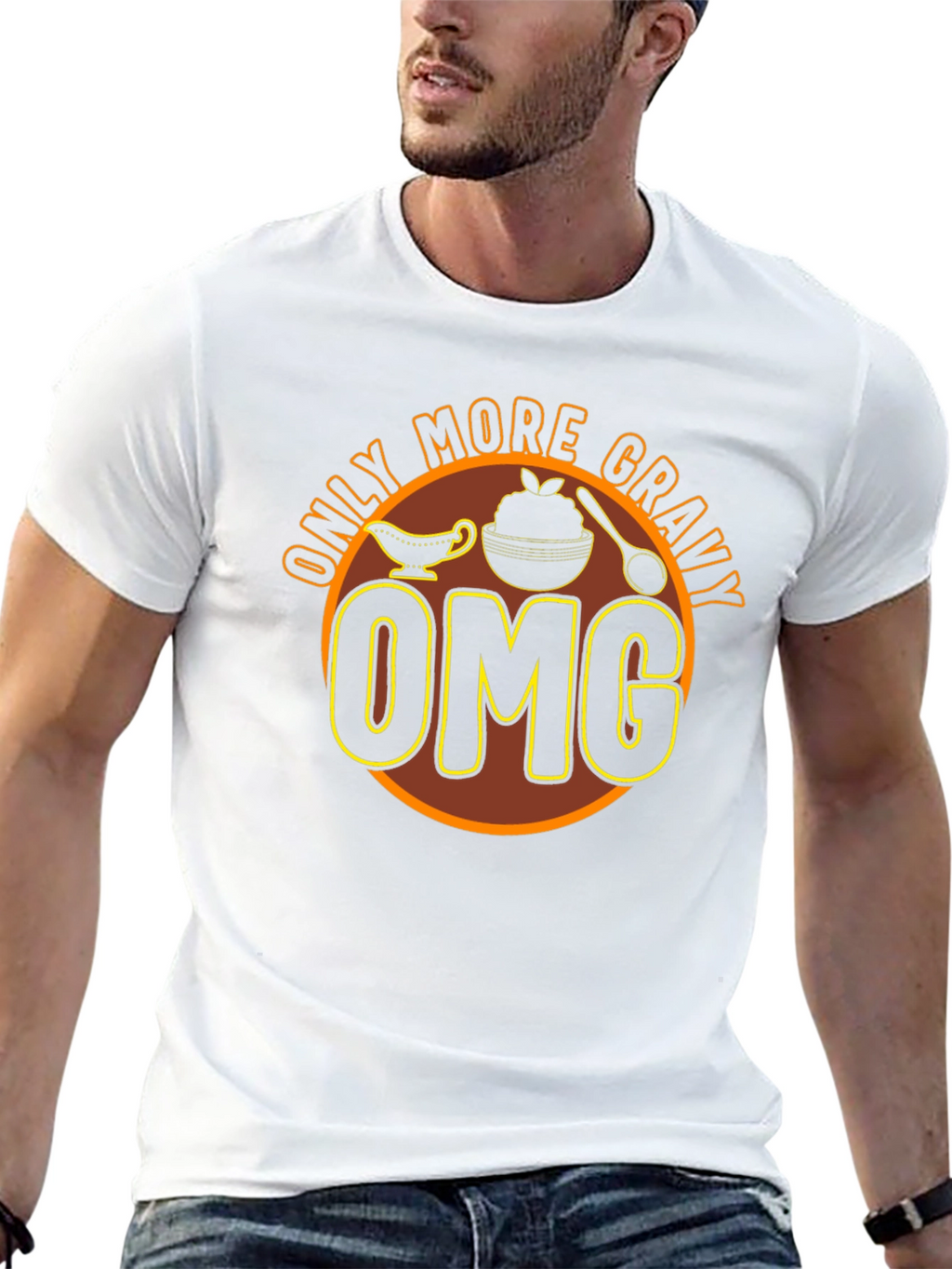 Only More Gravy OMG T-Shirt - Thanksgiving