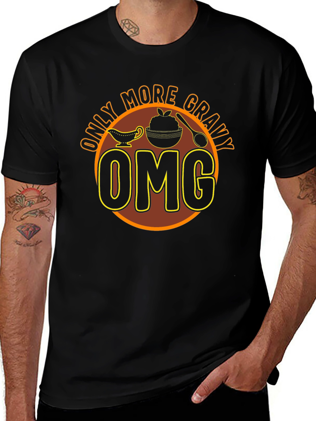 Only More Gravy OMG T-Shirt - Thanksgiving