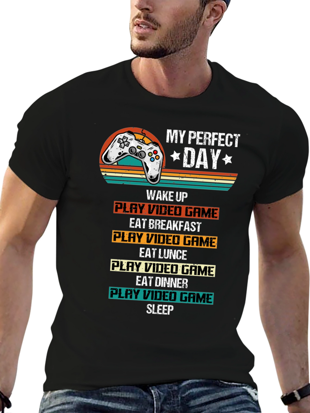 My Perfect Day Gamer T-Shirt