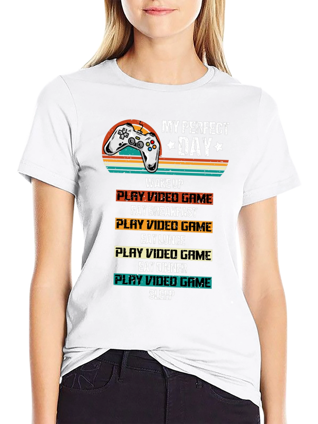 My Perfect Day Gamer T-Shirt