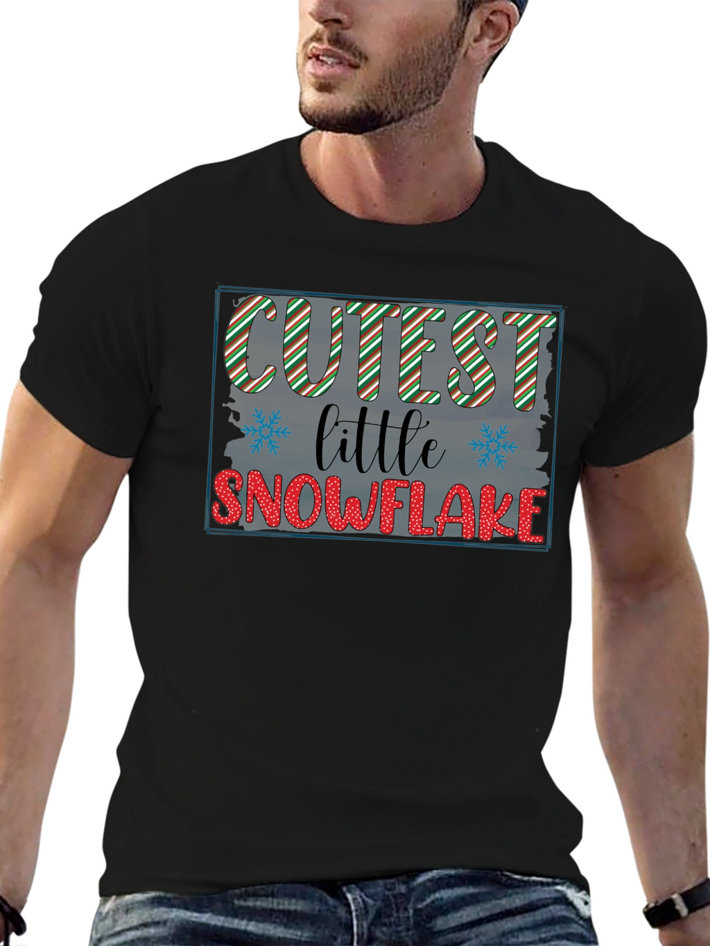 Cutest Little Snowflake Graphic Tee