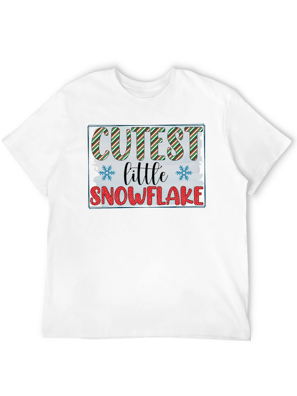 Cutest Little Snowflake Graphic Tee