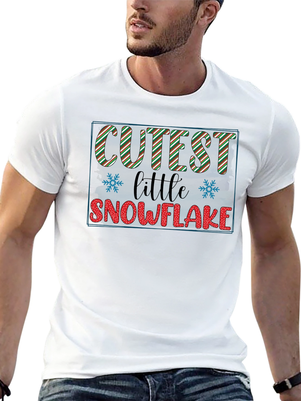 Cutest Little Snowflake Graphic Tee