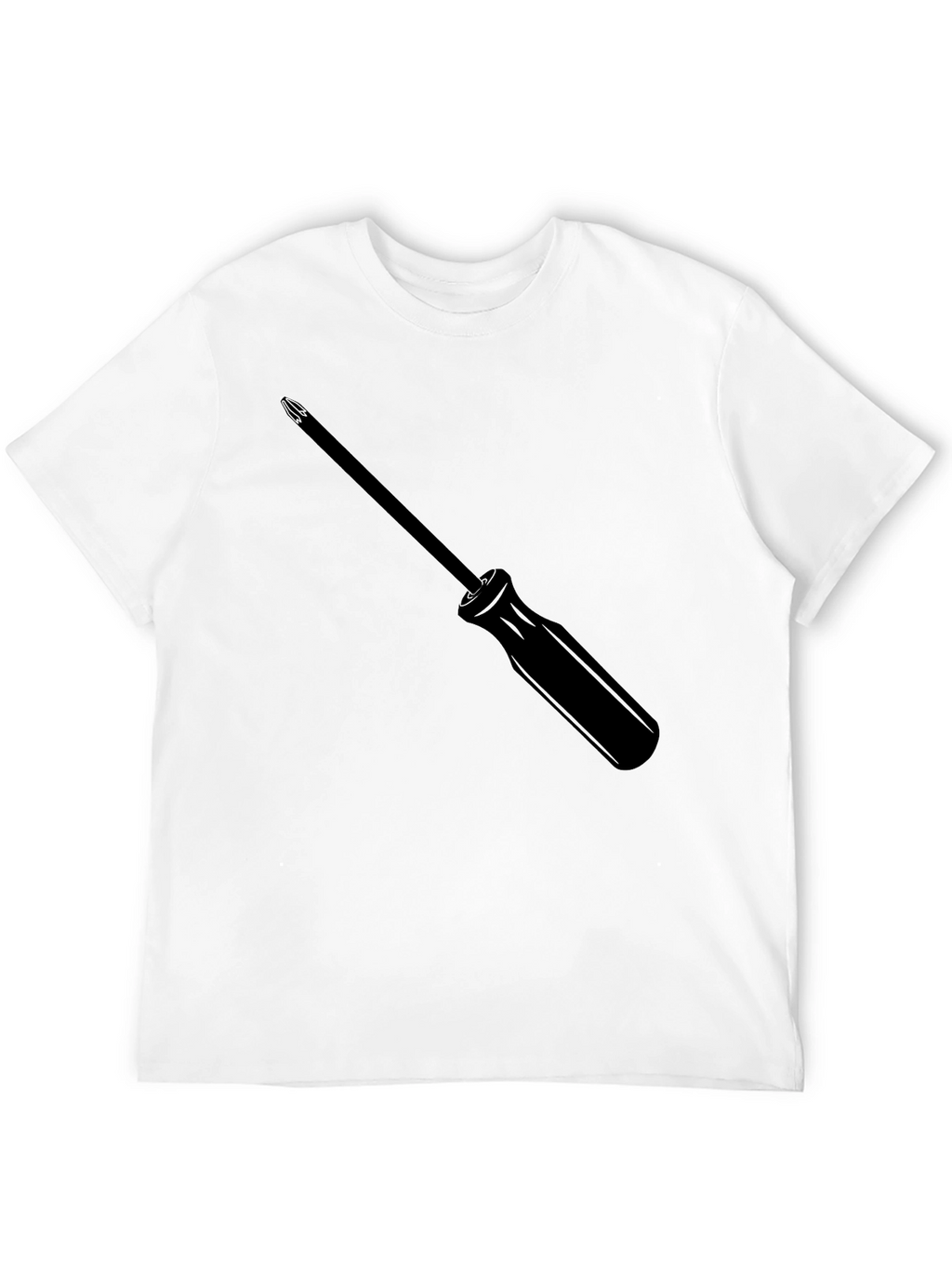 Black Screwdriver T-Shirt - Mens Graphic Tee