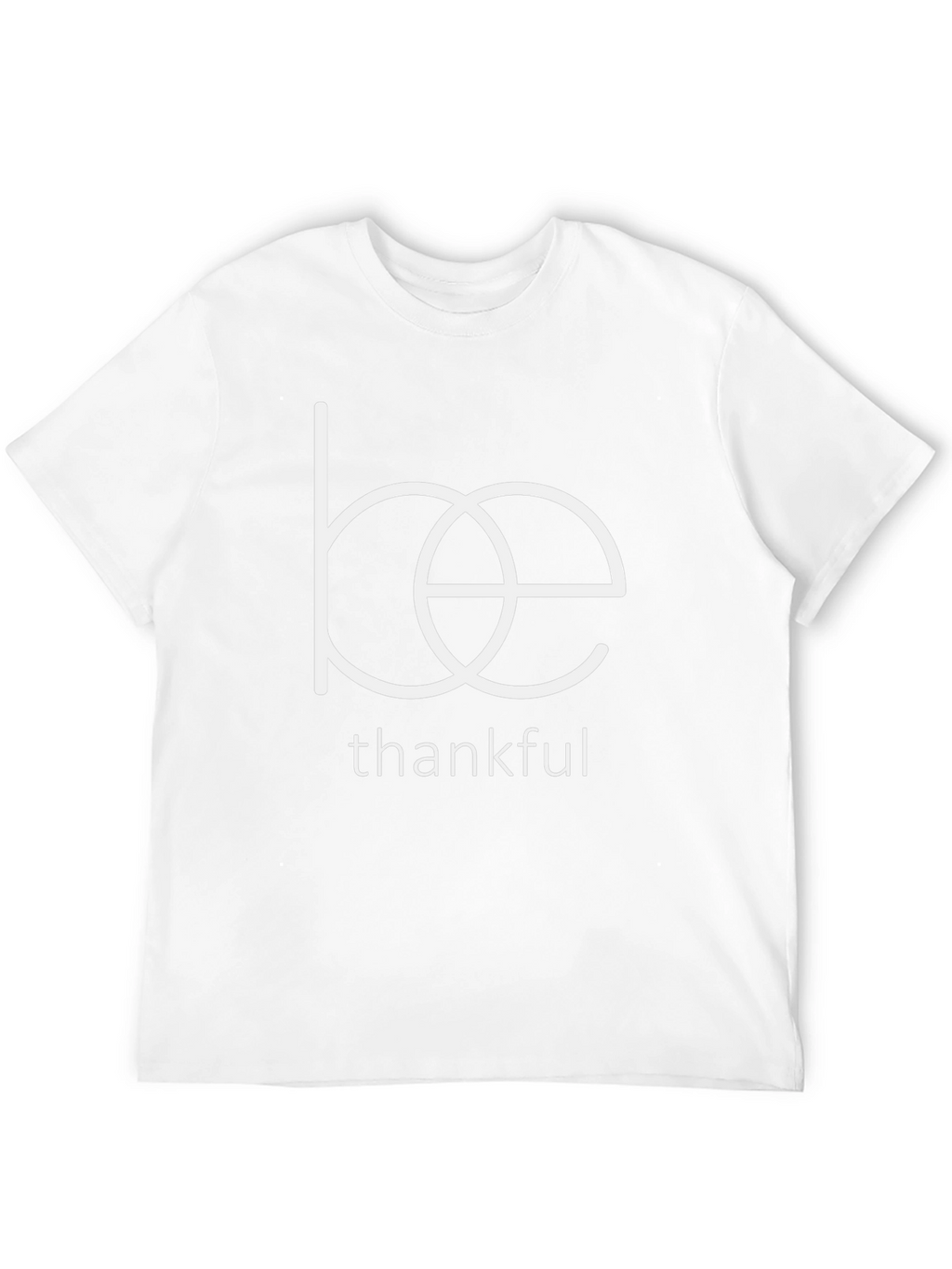 Be Thankful Graphic Tee - Black Cotton T-Shirt