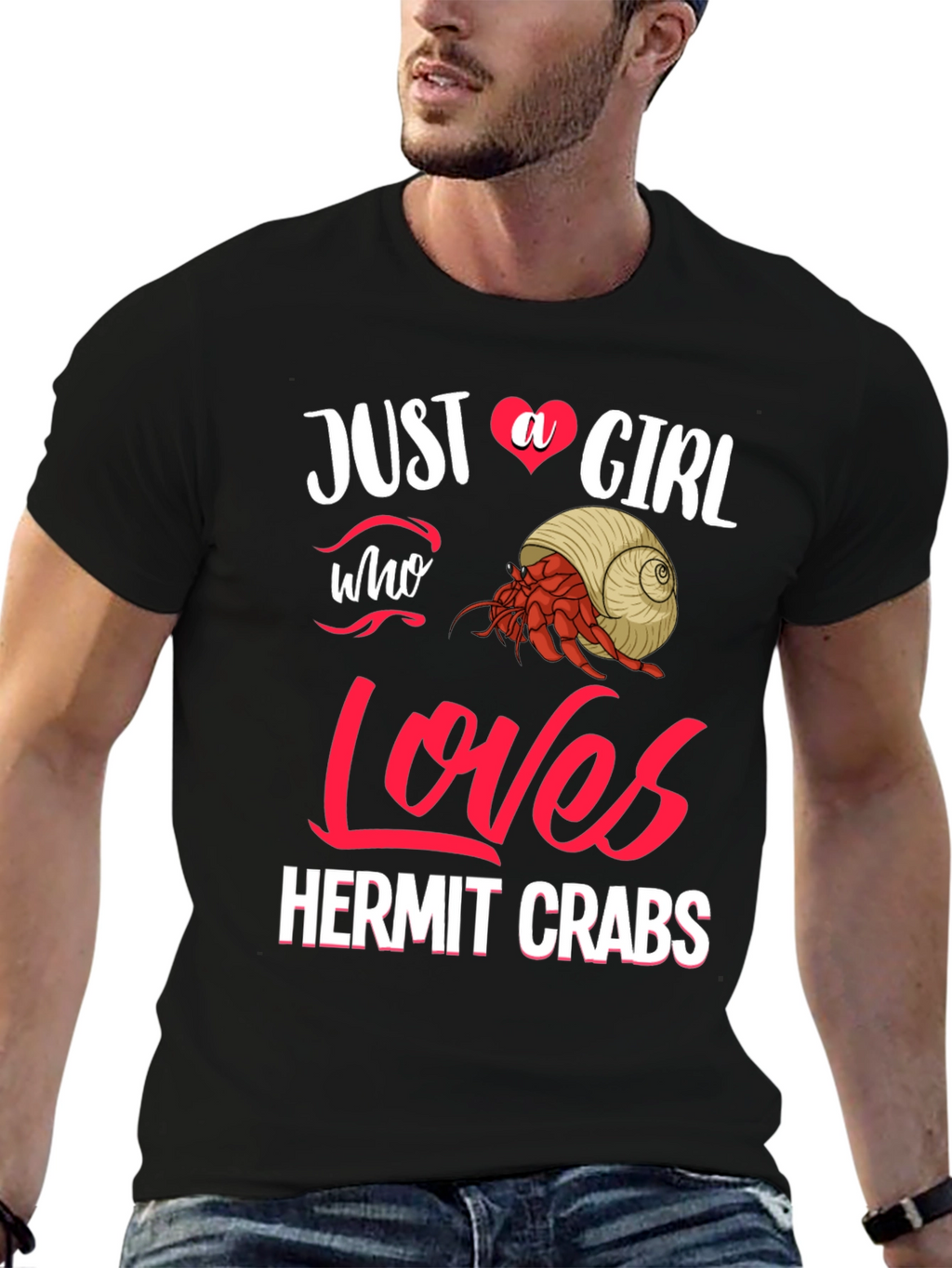 Just A Girl Who Loves Hermit Crabs T-Shirt