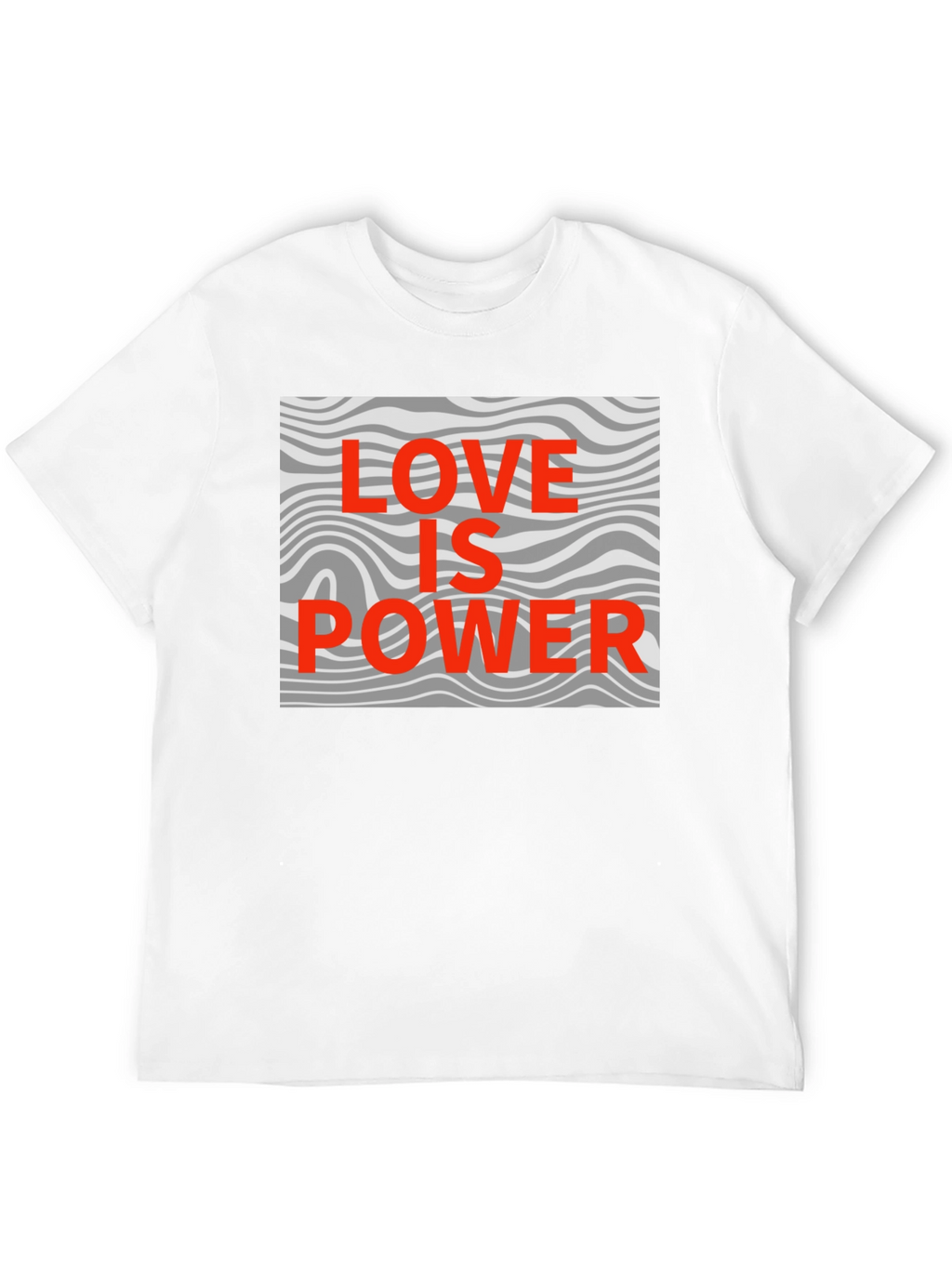 Love is Power Graphic Tee - Stylish Black T-Shirt
