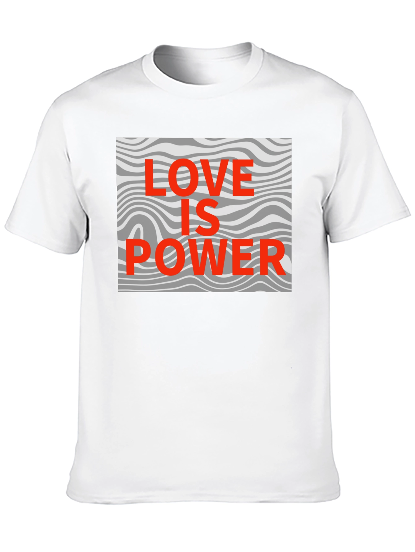 Love is Power Graphic Tee - Stylish Black T-Shirt