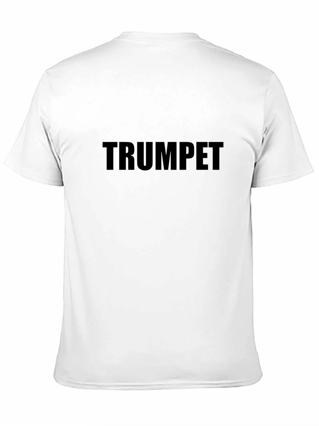 Black Trumpet Graphic T-Shirt for Music Lovers