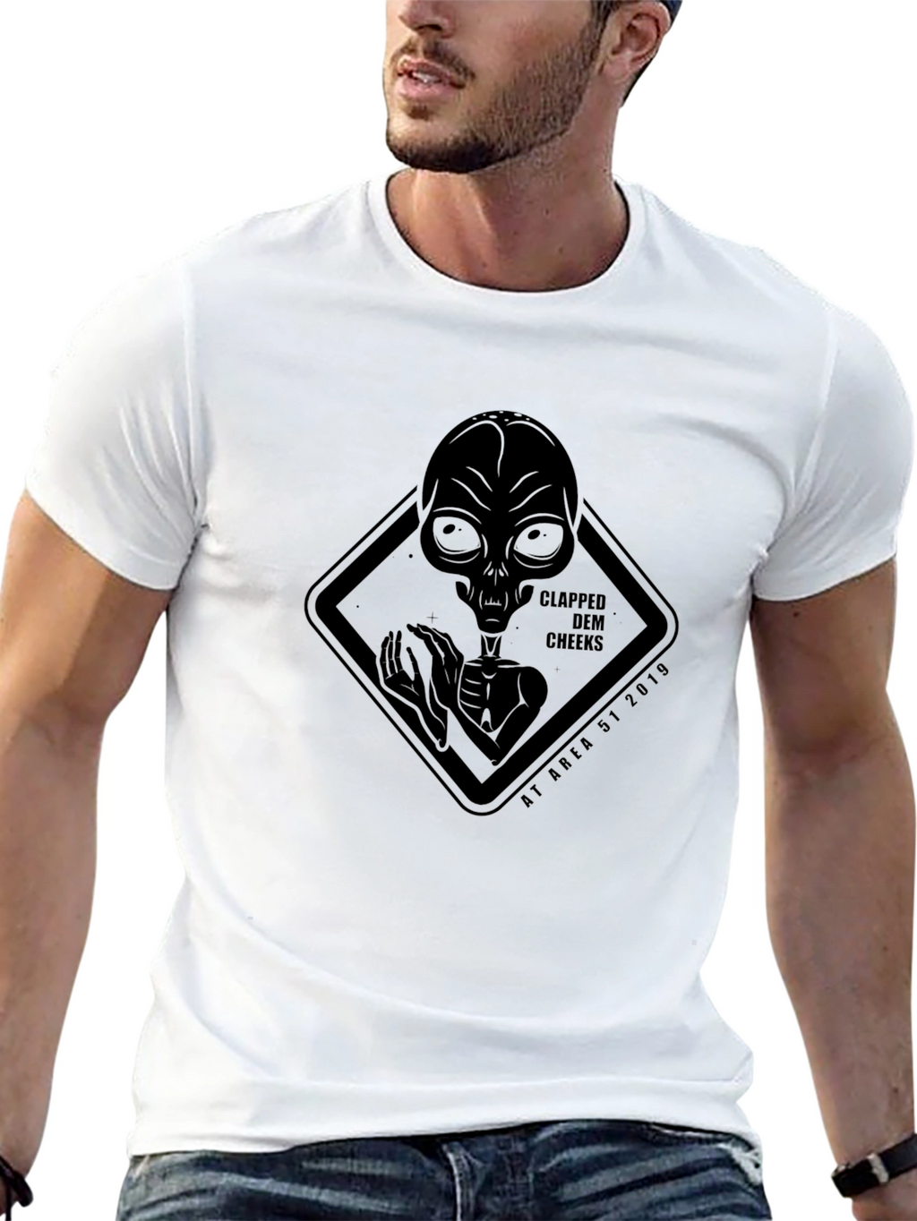 Area 51 Alien Graphic T-Shirt