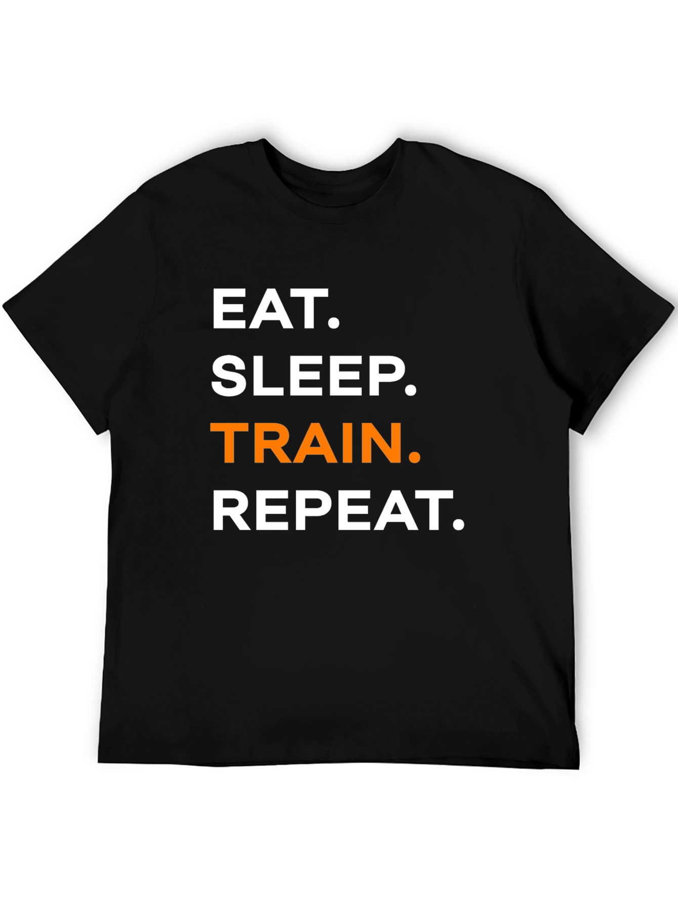 Eat Sleep Train Repeat Graphic T-Shirt