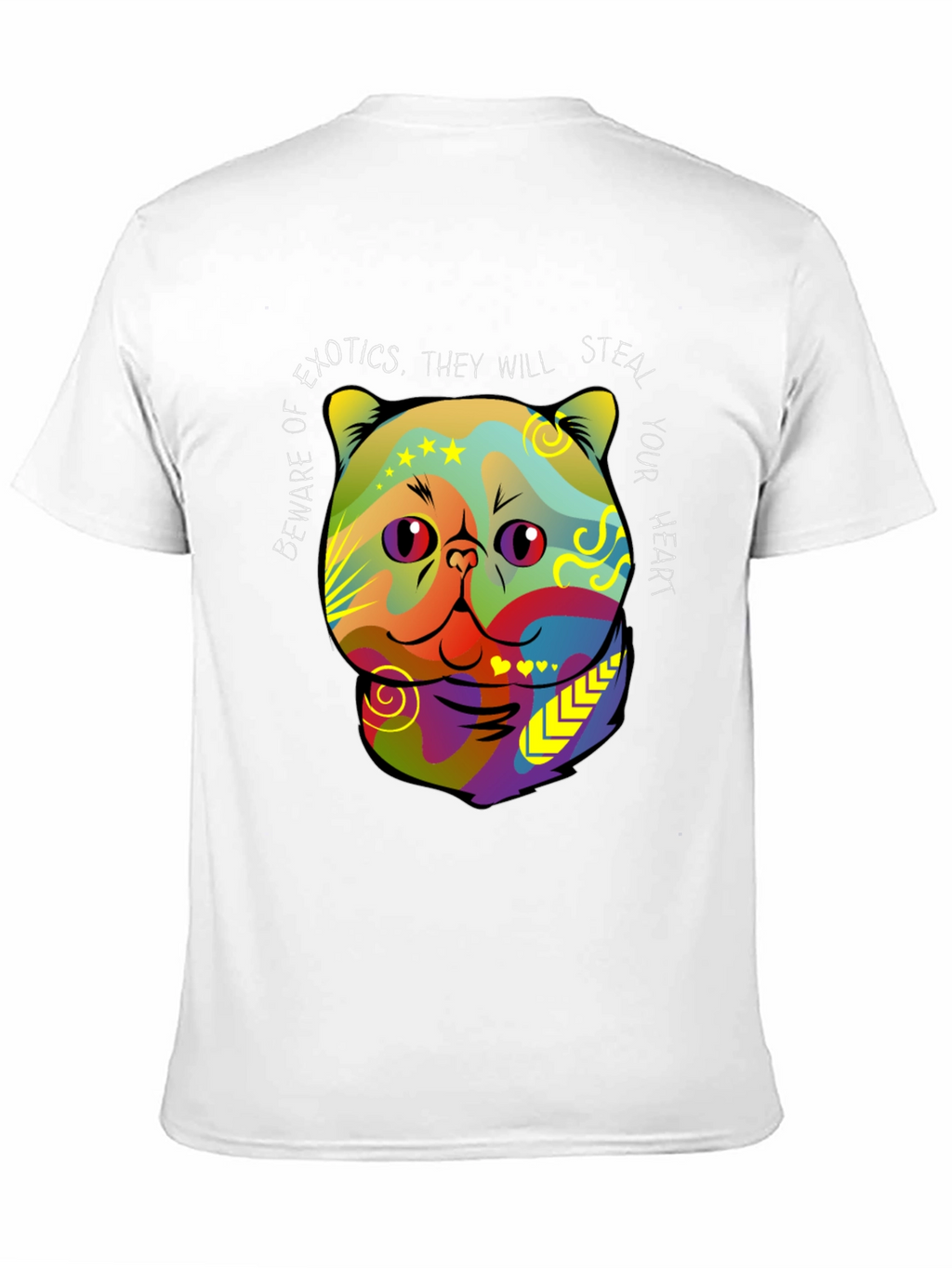 Exotic Cat Steal Your Heart Graphic T-Shirt