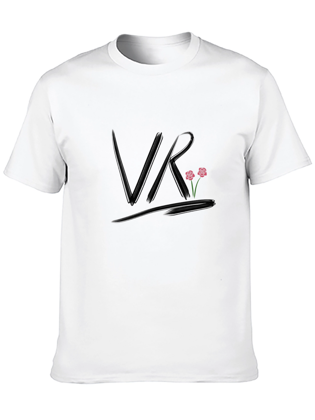 VR Roses Graphic T-Shirt - Trendy Casual Wear