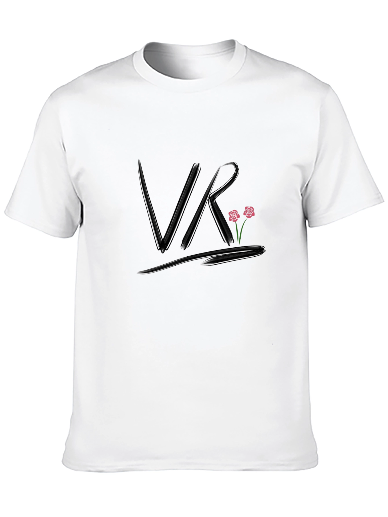 VR Roses Graphic T-Shirt - Trendy Casual Wear