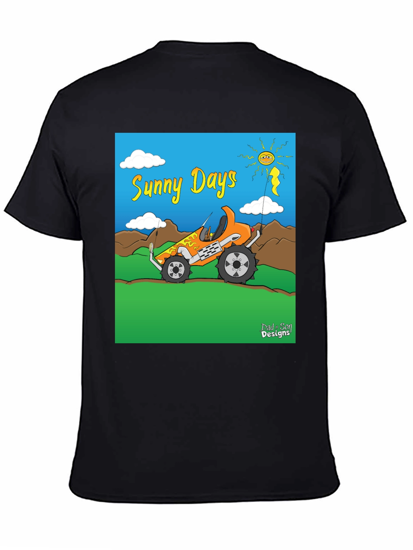 Sunny Days Cartoon Buggy T-Shirt