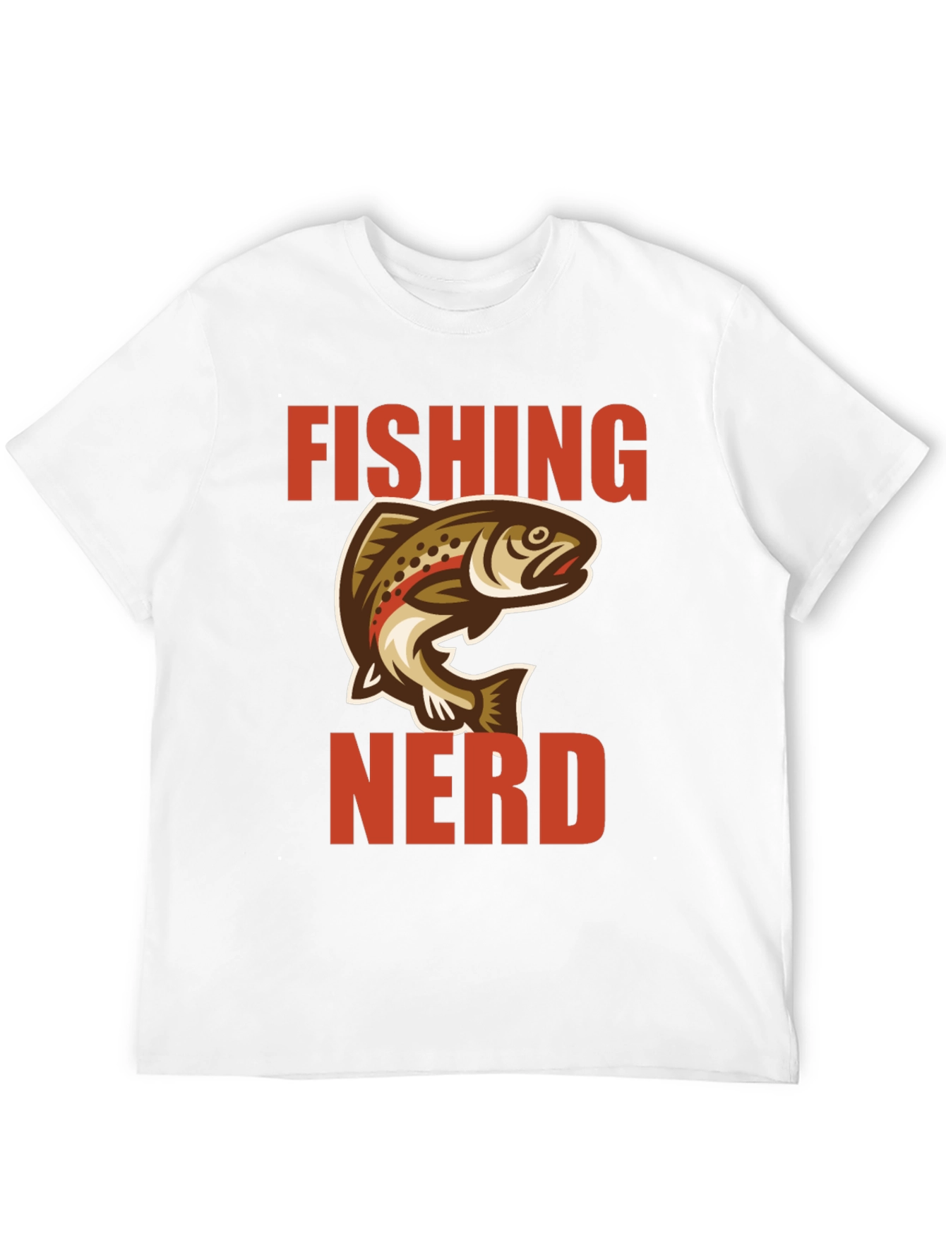 Fishing Nerd Graphic Tee - Black Cotton T-Shirt