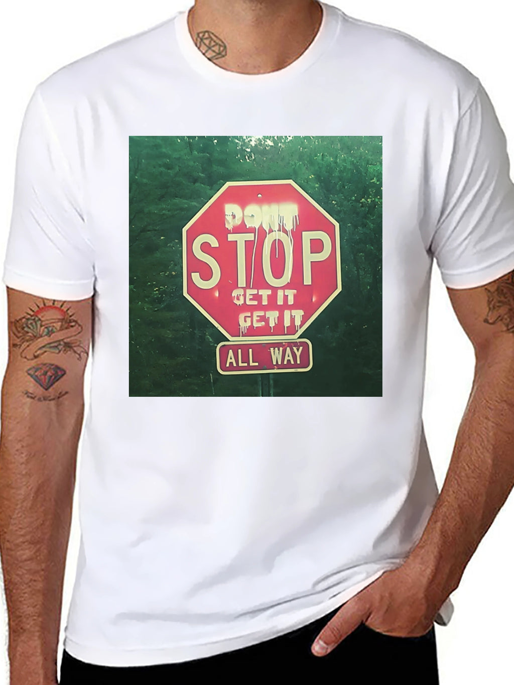 Dont Stop All Way Graphic Tee