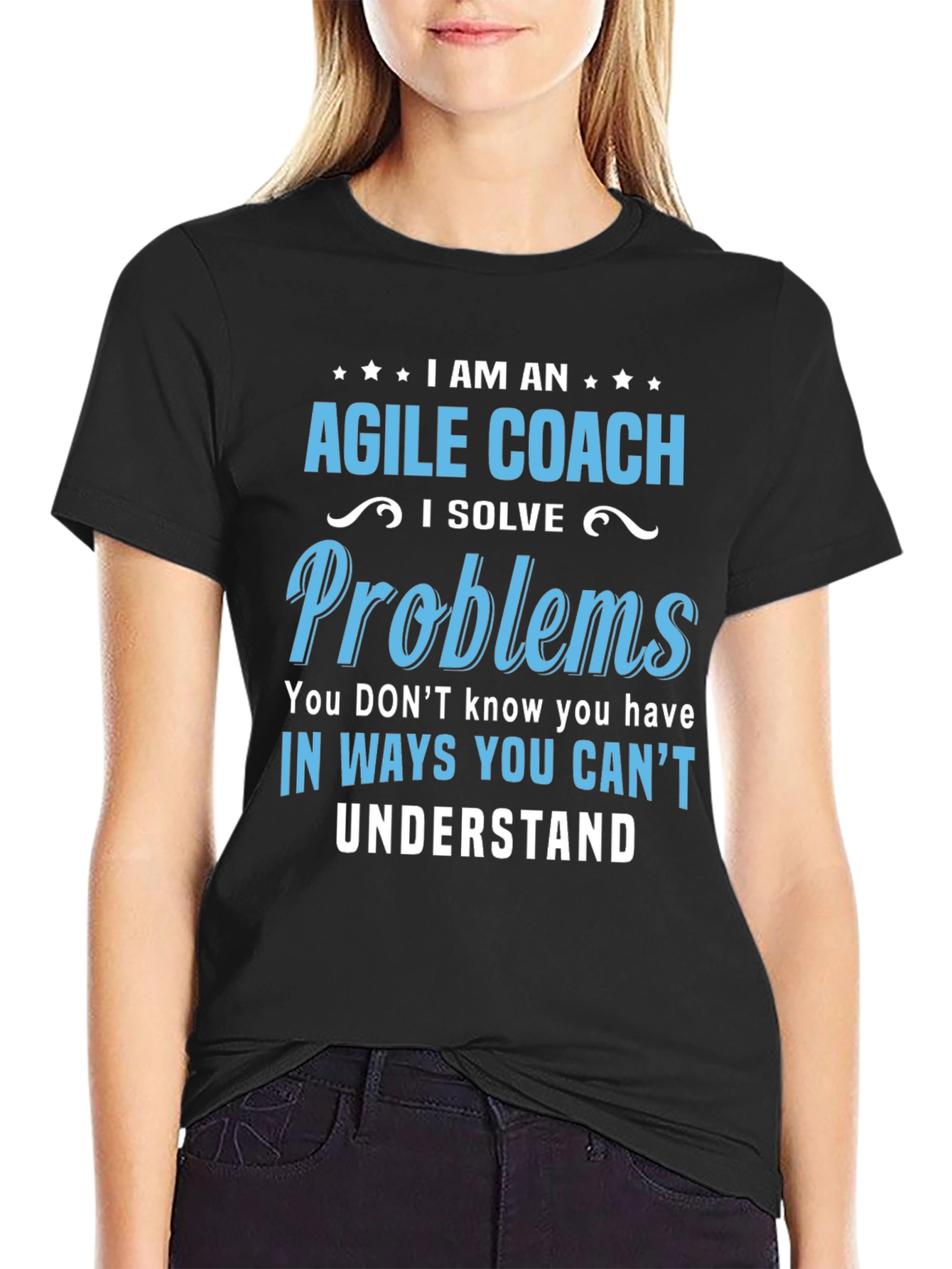 Agile Coach Problem Solver Novelty T-Shirt