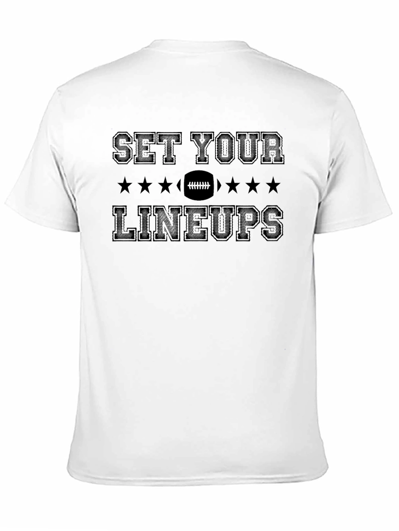 Set Your Lineups Football T-Shirt - Game Day Ready!