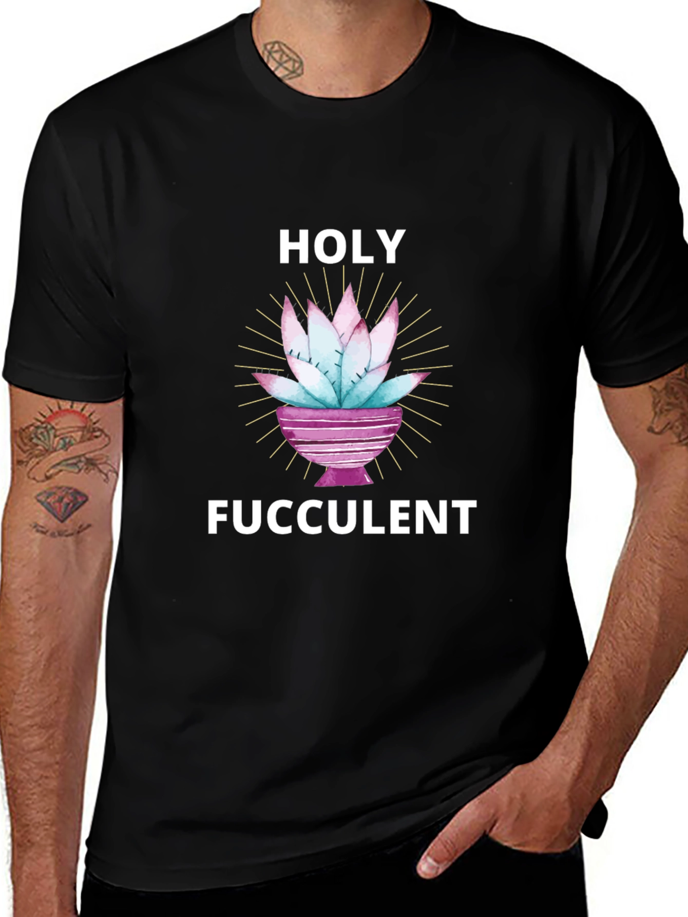 Holy Fucculent T-Shirt - Funny Succulent Lover Tee