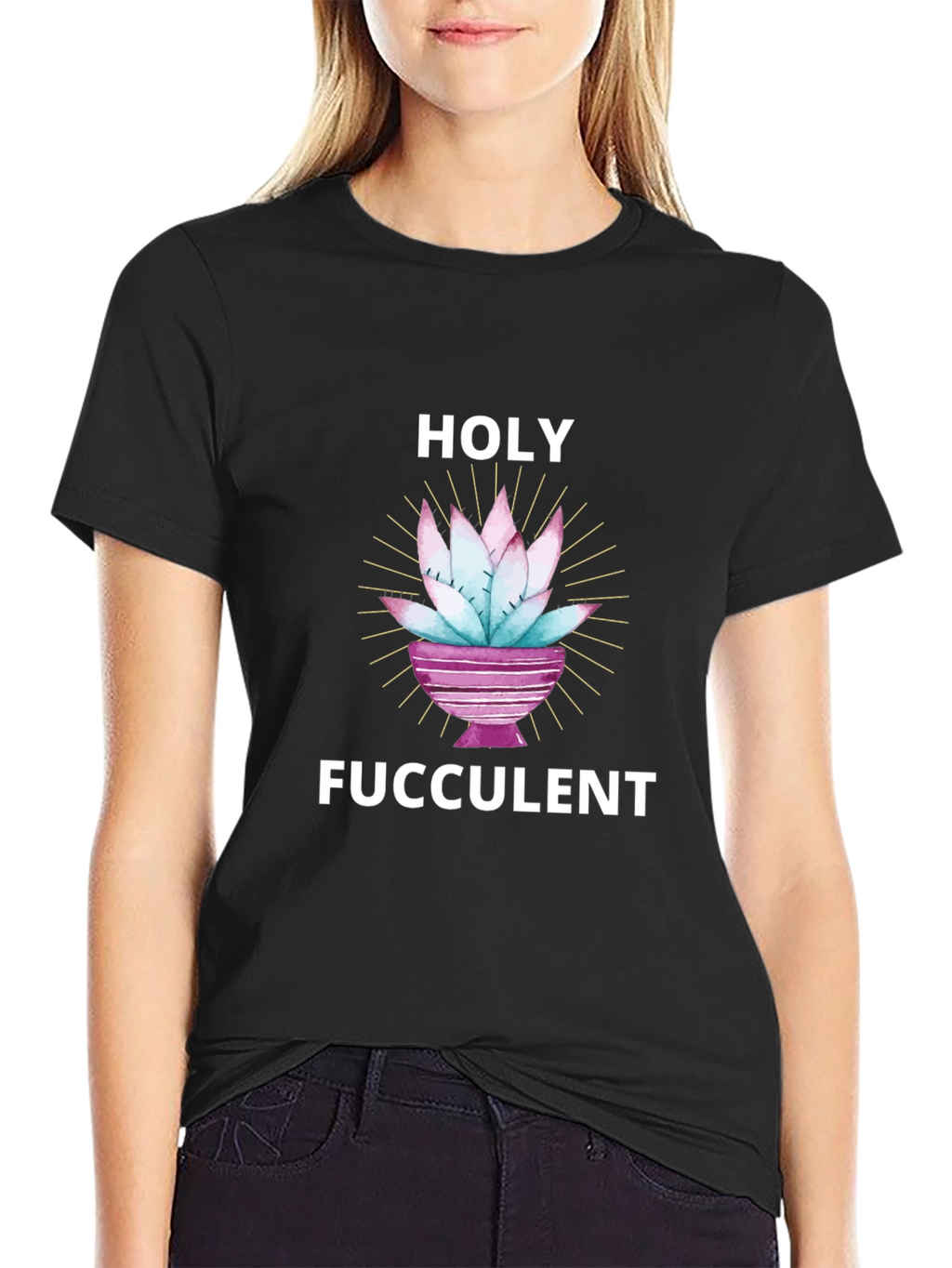Holy Fucculent T-Shirt - Funny Succulent Lover Tee