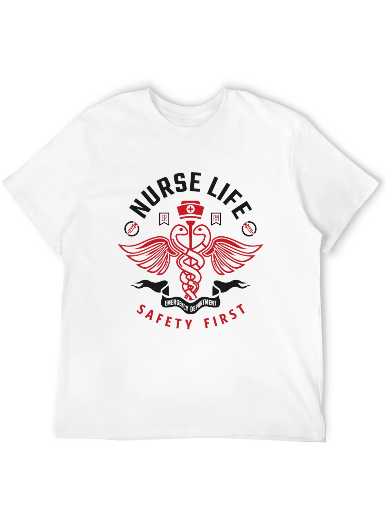 Nurse Life Safety First T-Shirt
