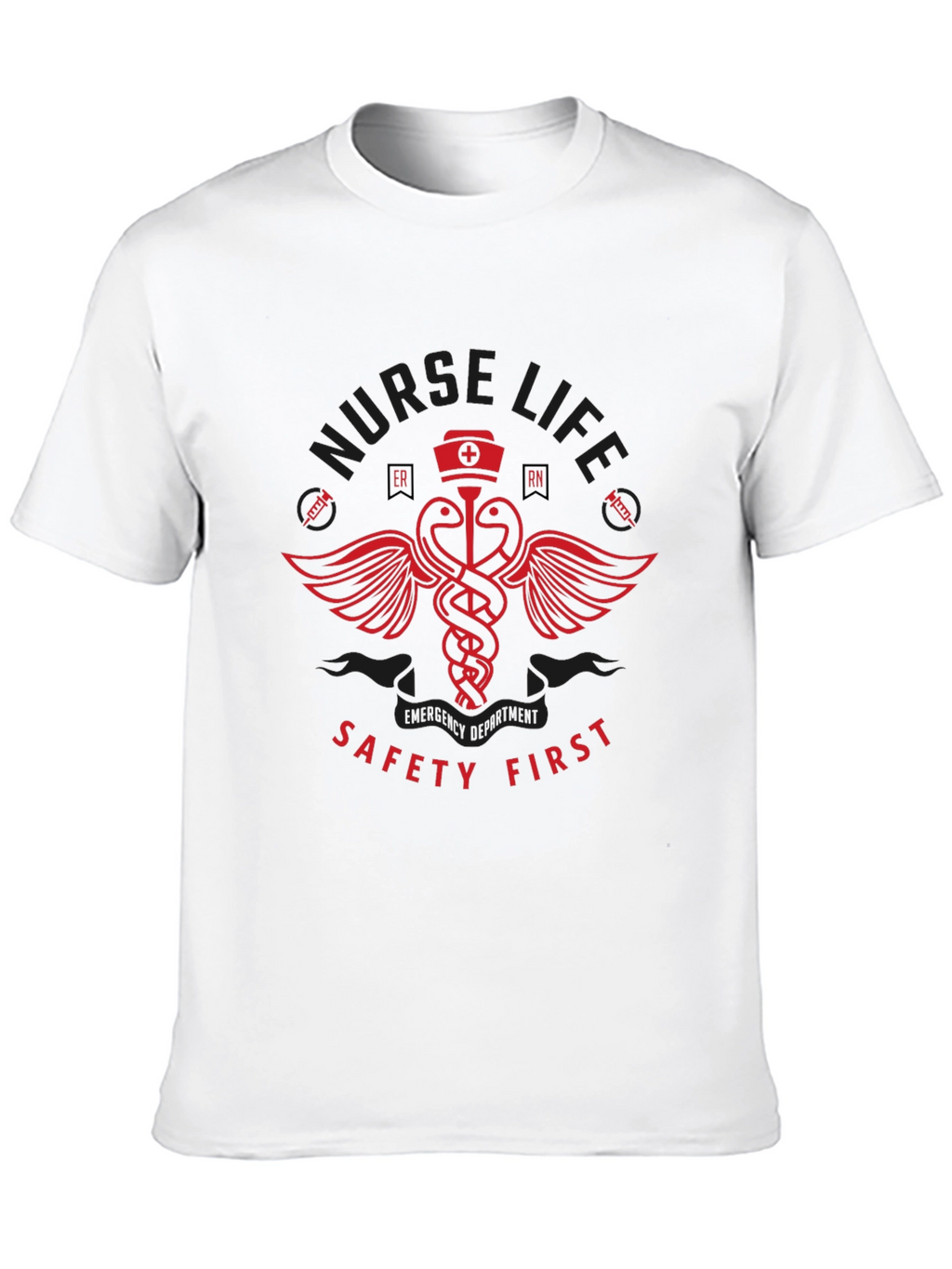 Nurse Life Safety First T-Shirt