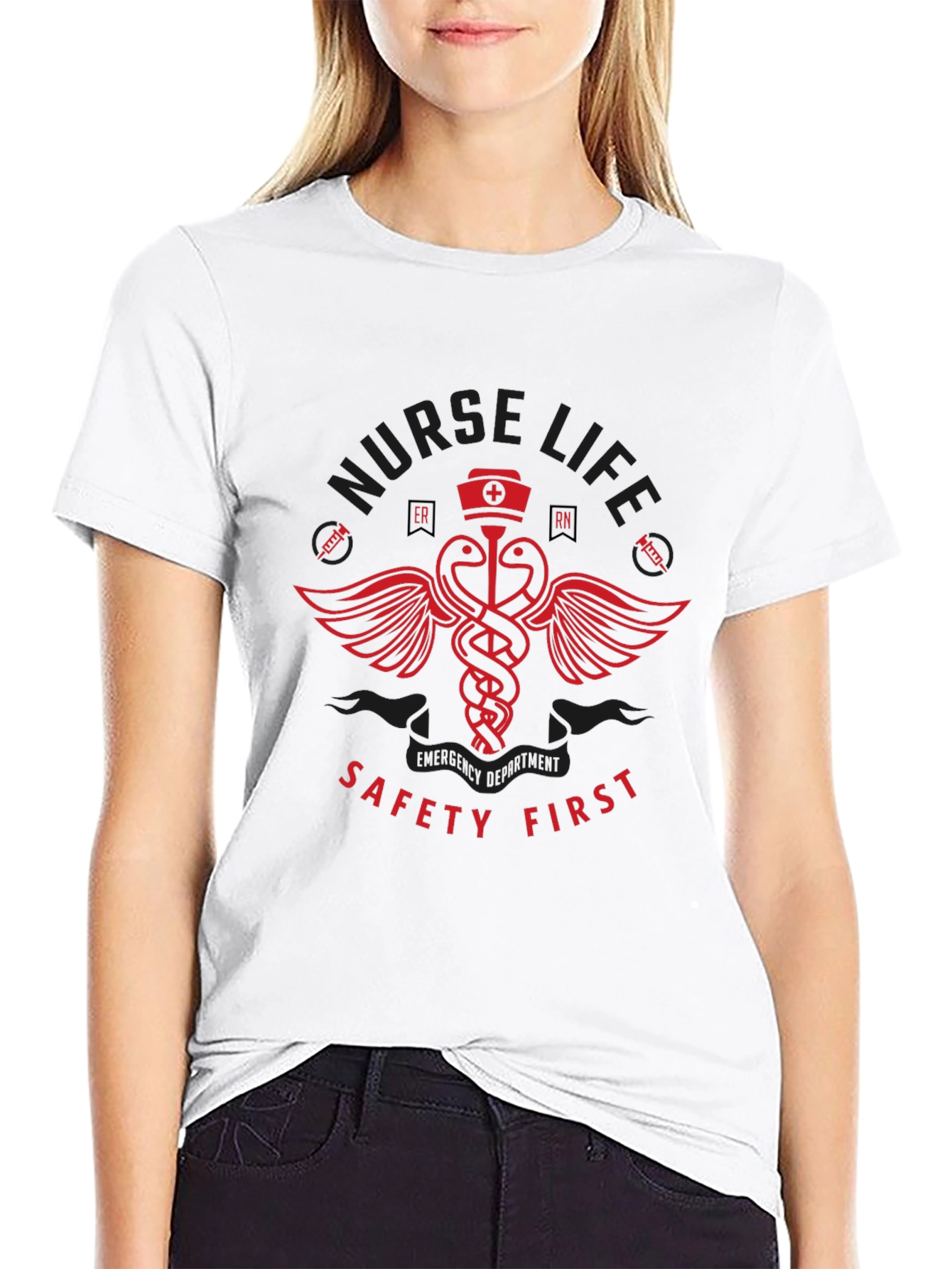 Nurse Life Safety First T-Shirt