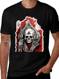 Ace of Spades Skull Graphic T-Shirt