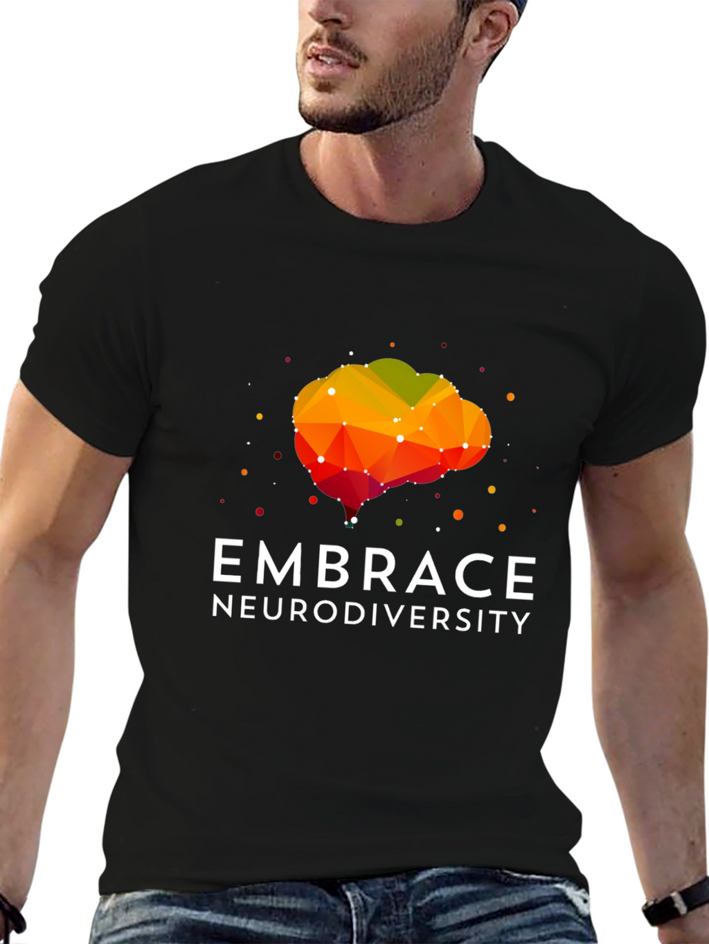 Embrace Neurodiversity T-Shirt - Awareness & Support