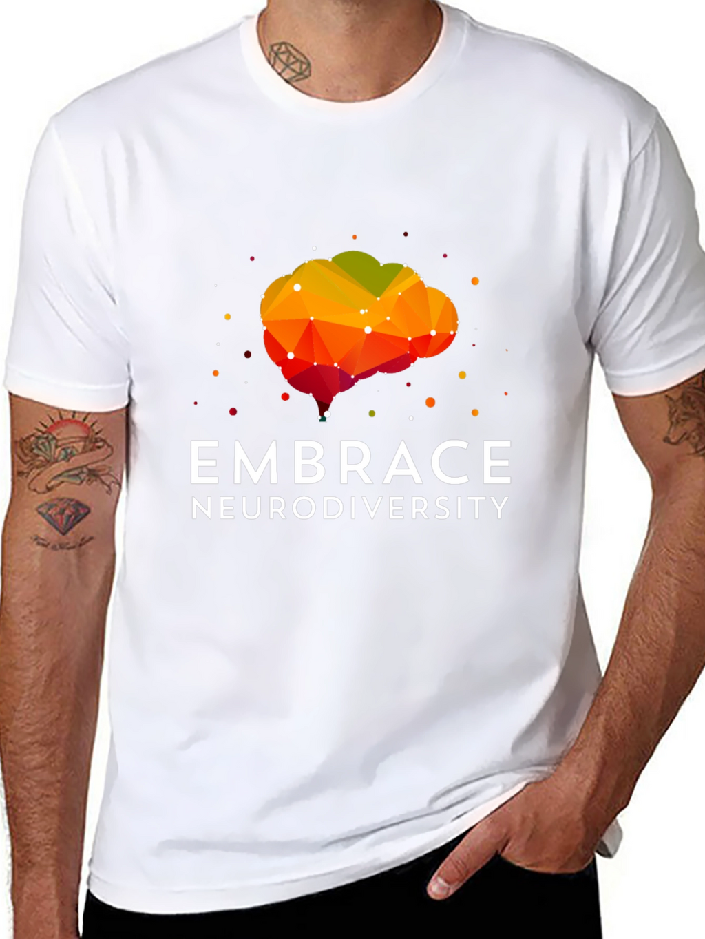 Embrace Neurodiversity T-Shirt - Awareness & Support
