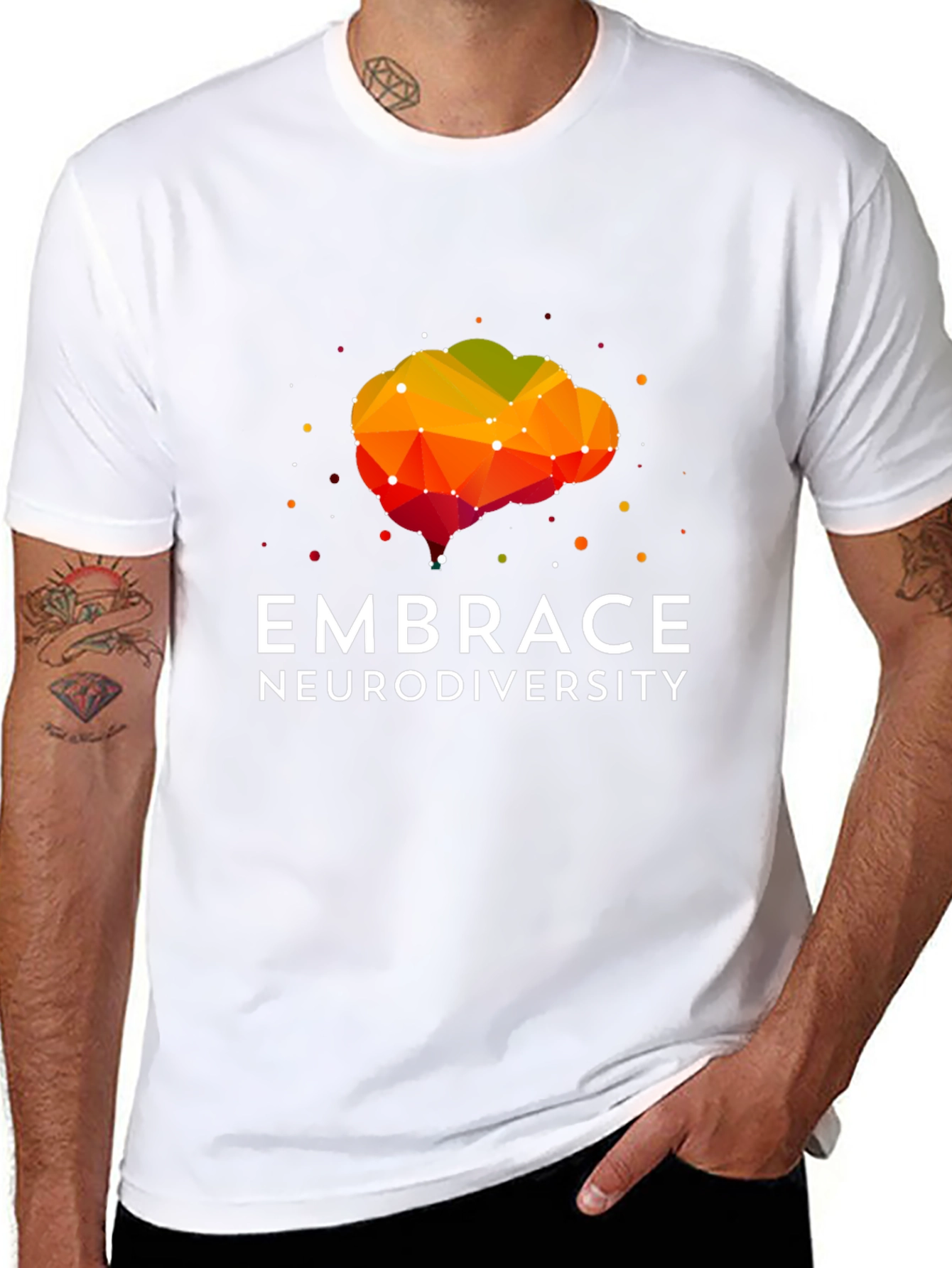 Embrace Neurodiversity T-Shirt - Awareness & Support