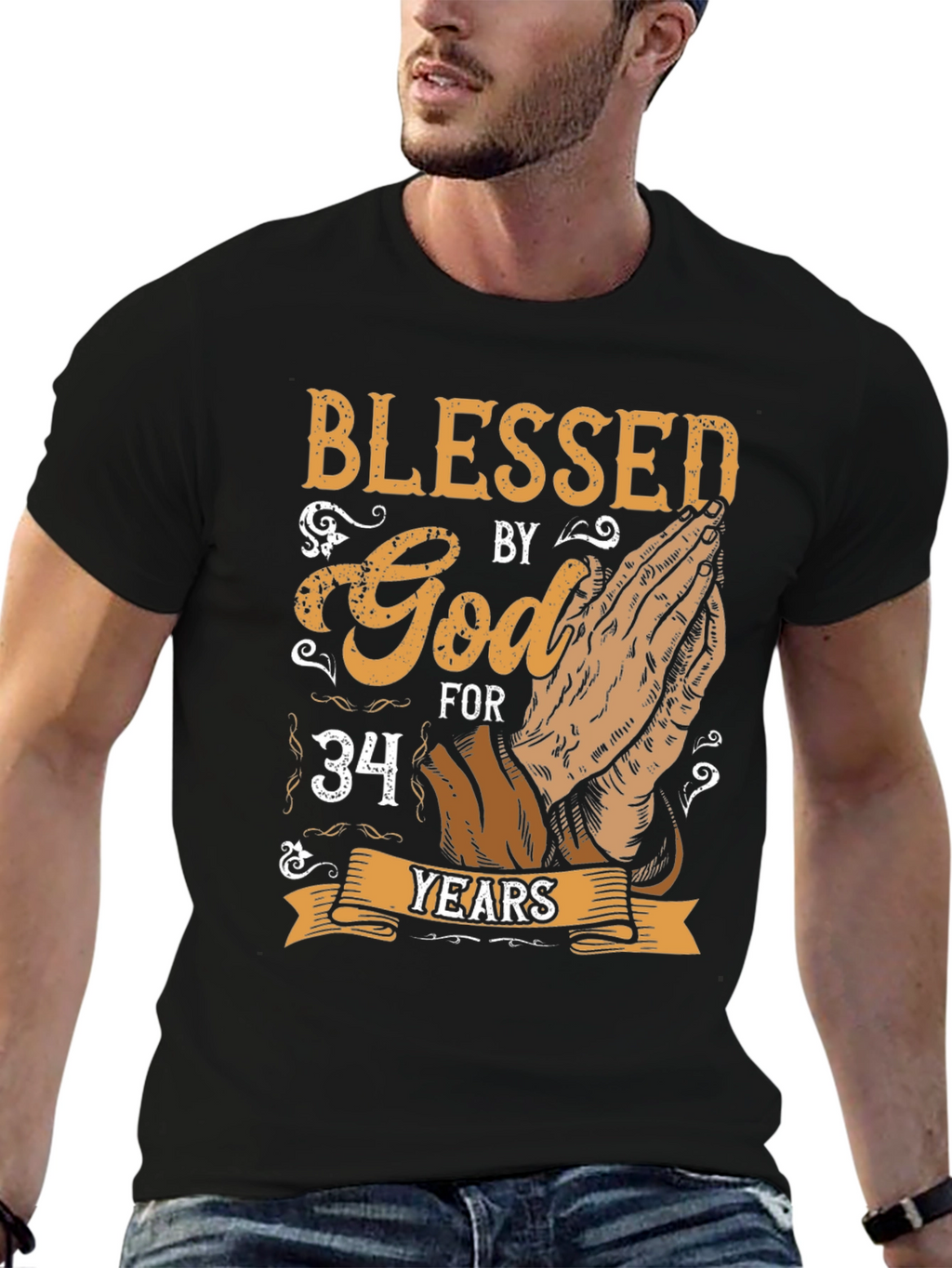 Blessed by God T-Shirt