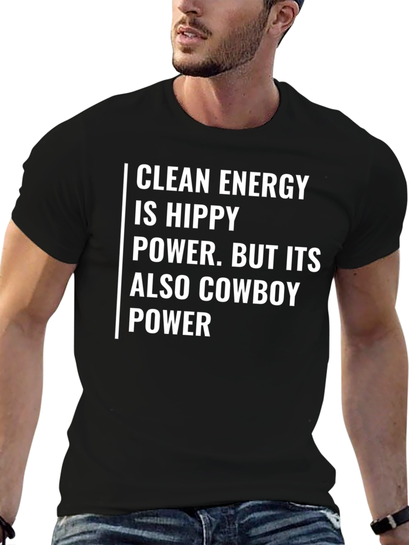 Clean Energy Hippy Cowboy Power T-Shirt
