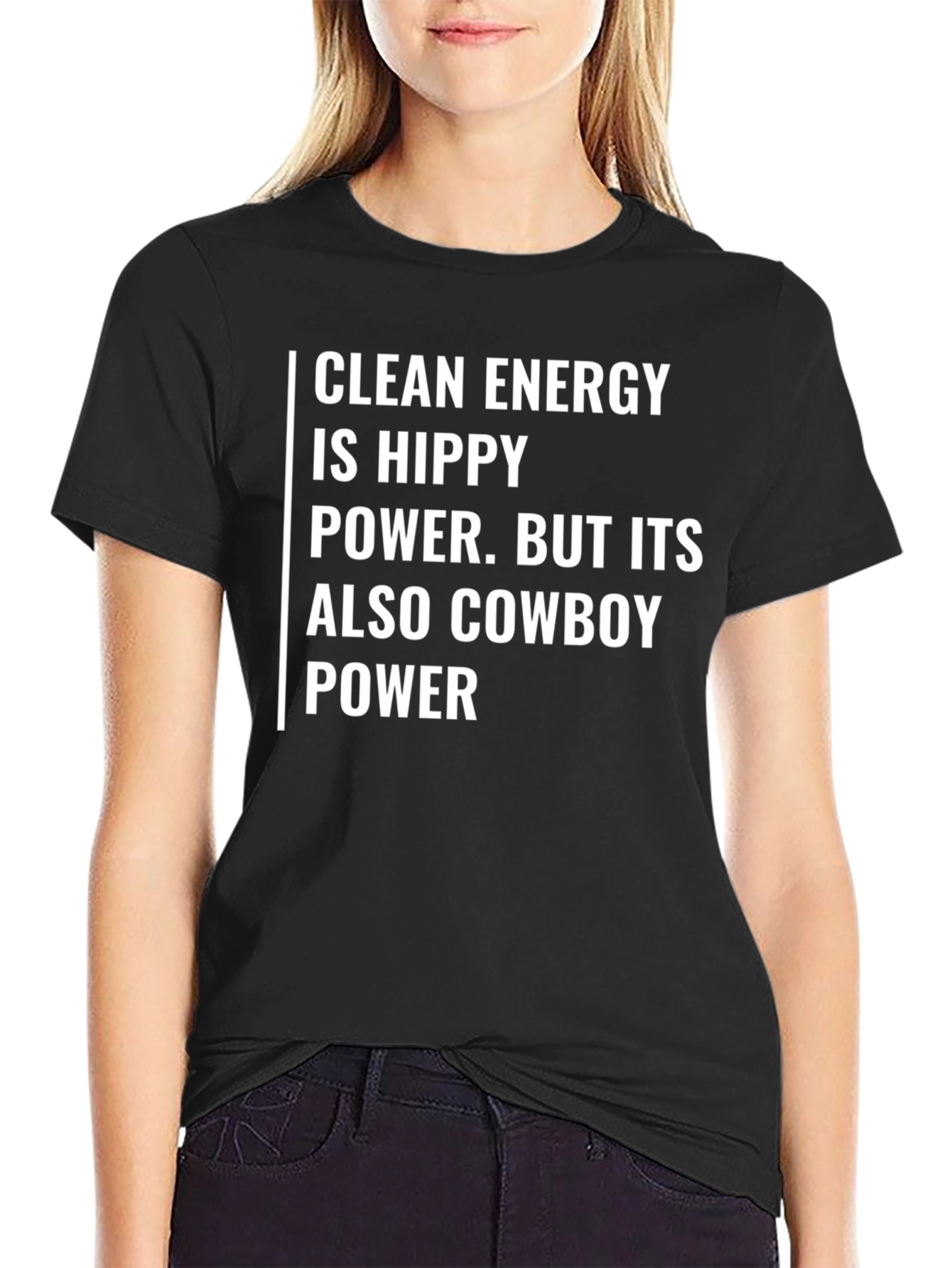 Clean Energy Hippy Cowboy Power T-Shirt