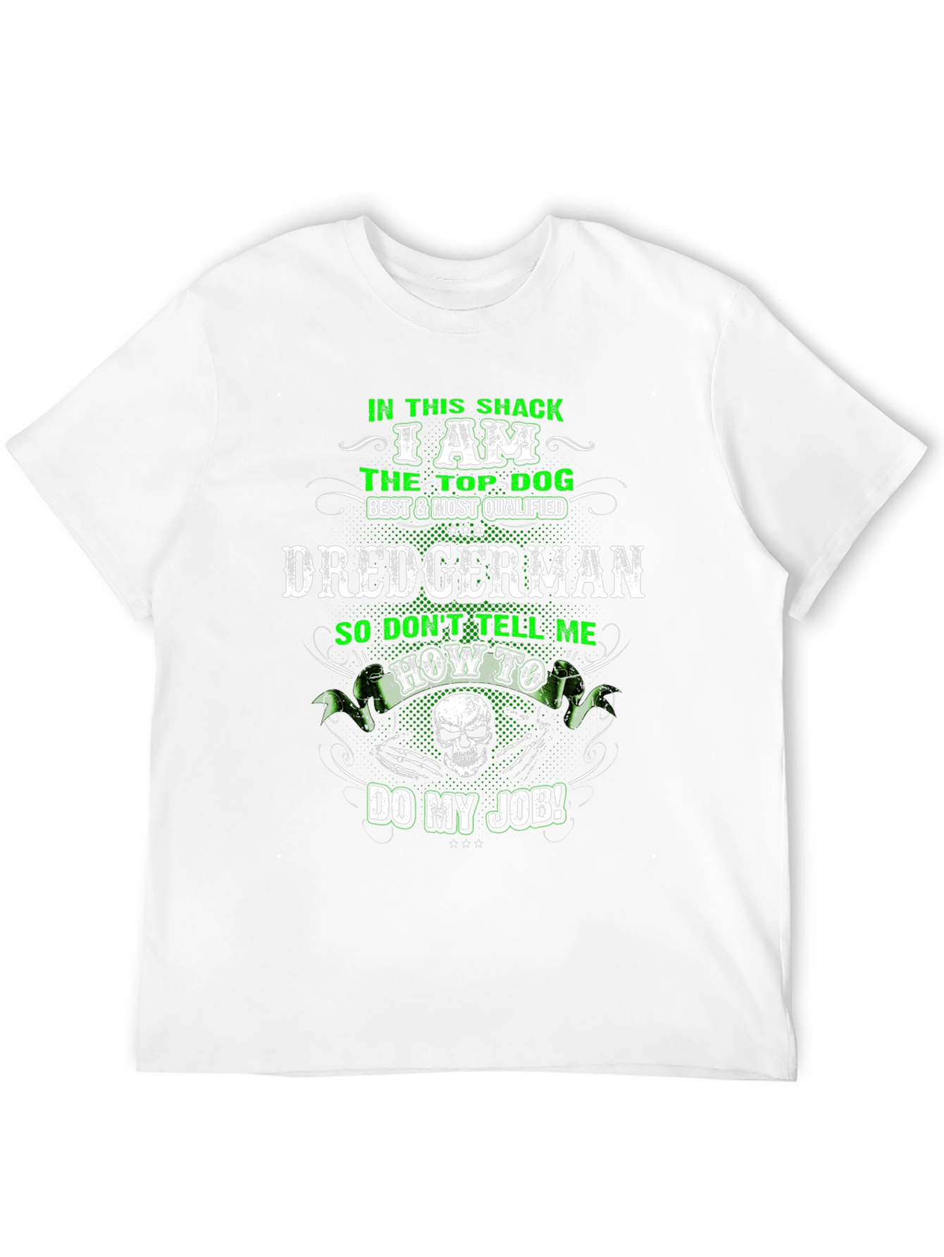 Dredgerman Top Dog Graphic Tee - Black
