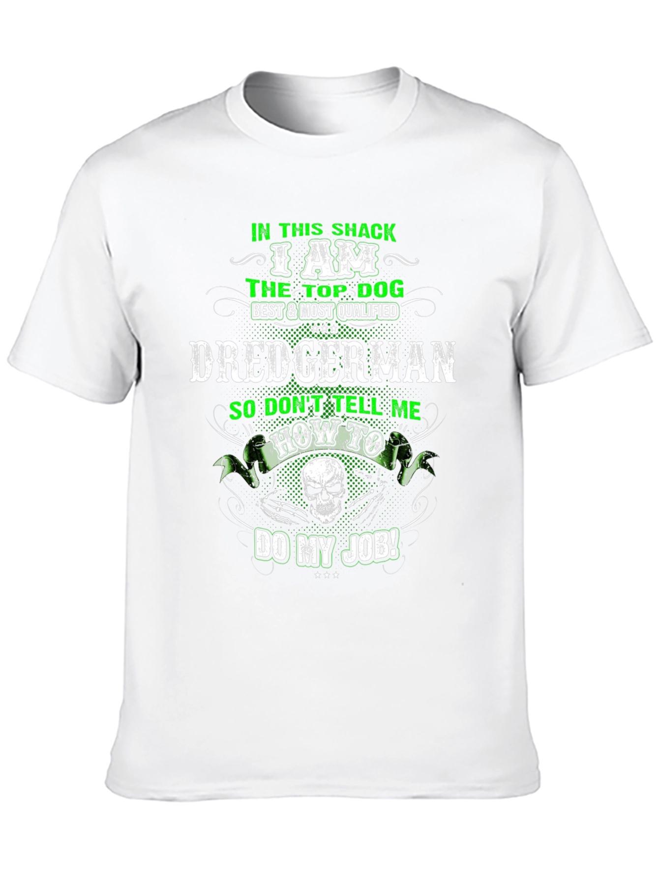 Dredgerman Top Dog Graphic Tee - Black