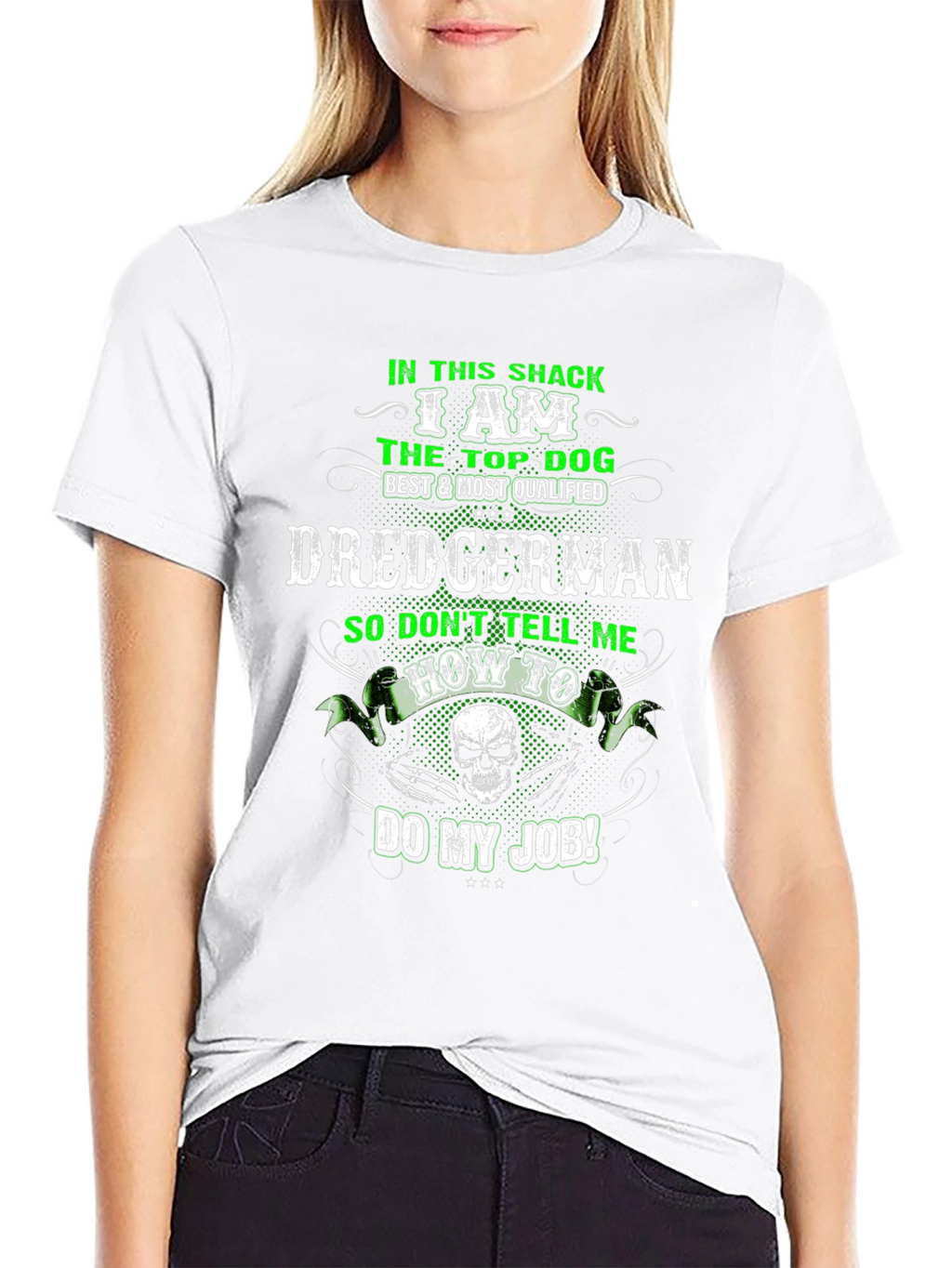 Dredgerman Top Dog Graphic Tee - Black