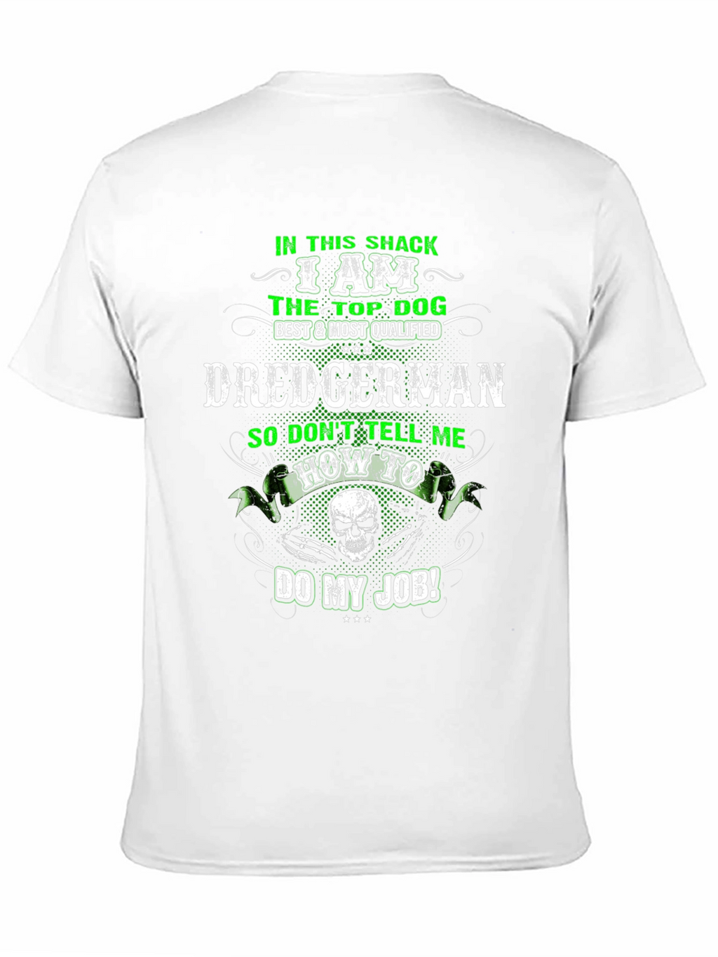 Dredgerman Top Dog Graphic Tee - Black