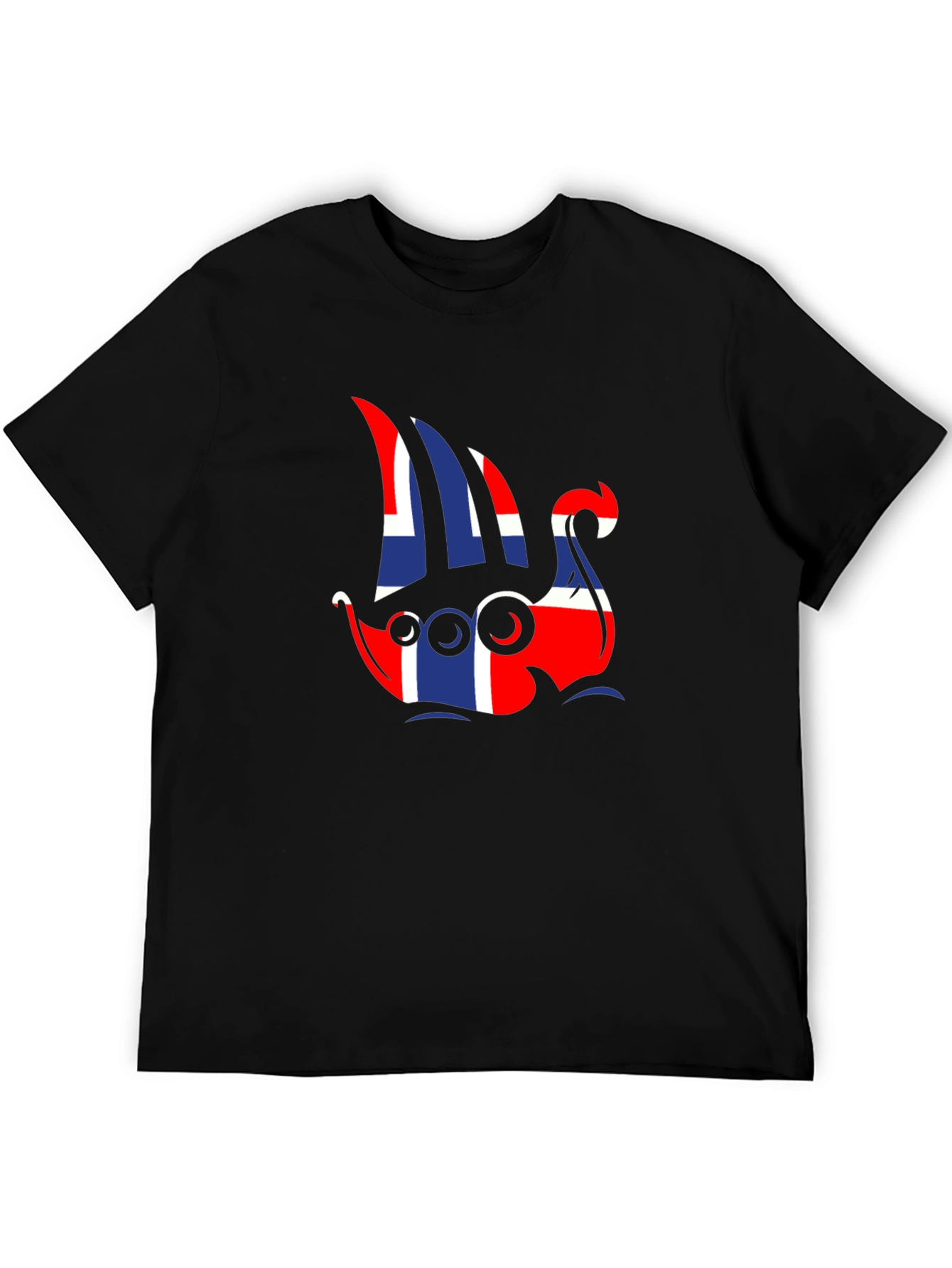 Norway Flag Viking Ship Graphic Tee